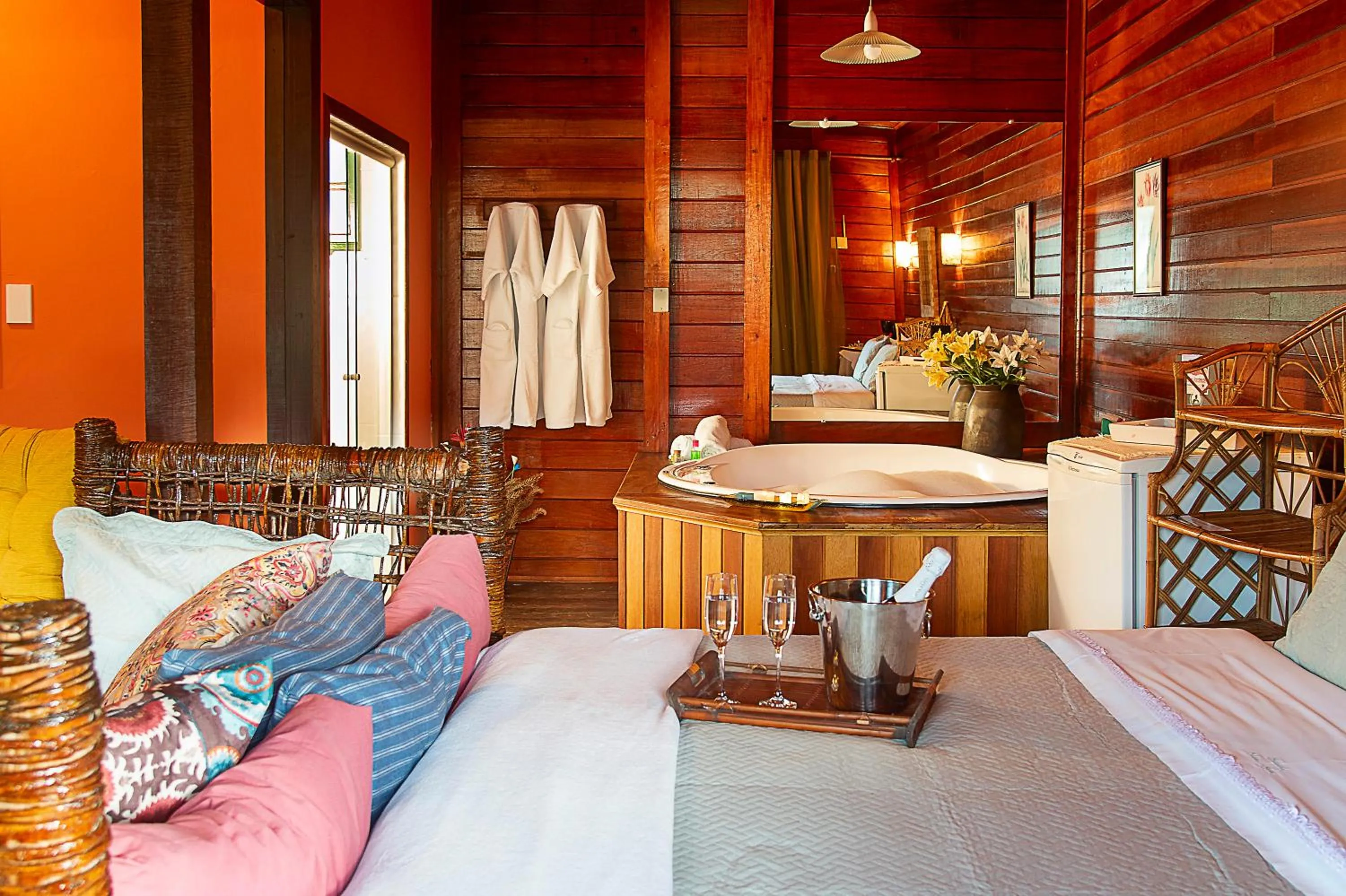Bedroom, Bed in Pousada Verde Água Visconde de Mauá