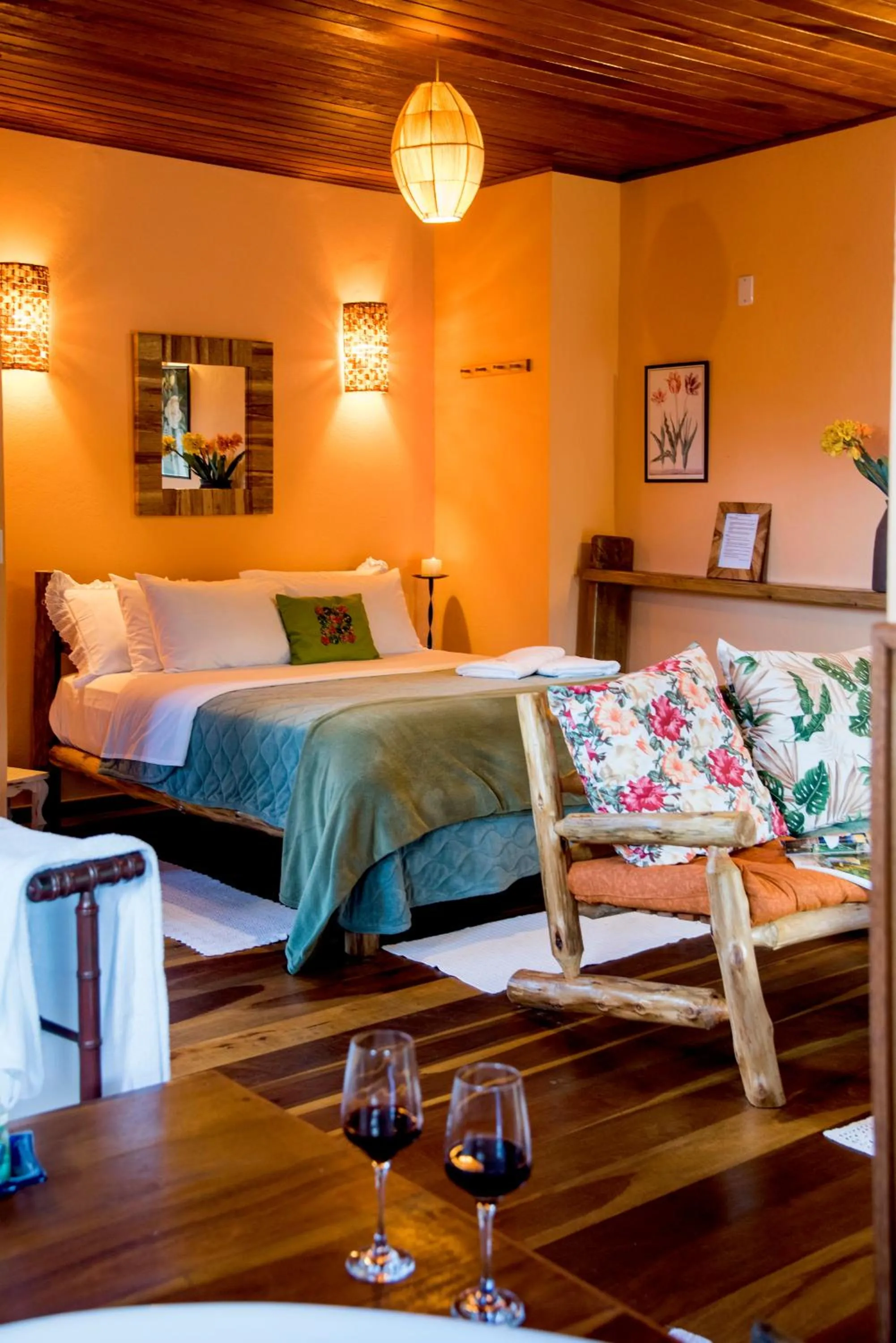 Bedroom, Bed in Pousada Verde Água Visconde de Mauá