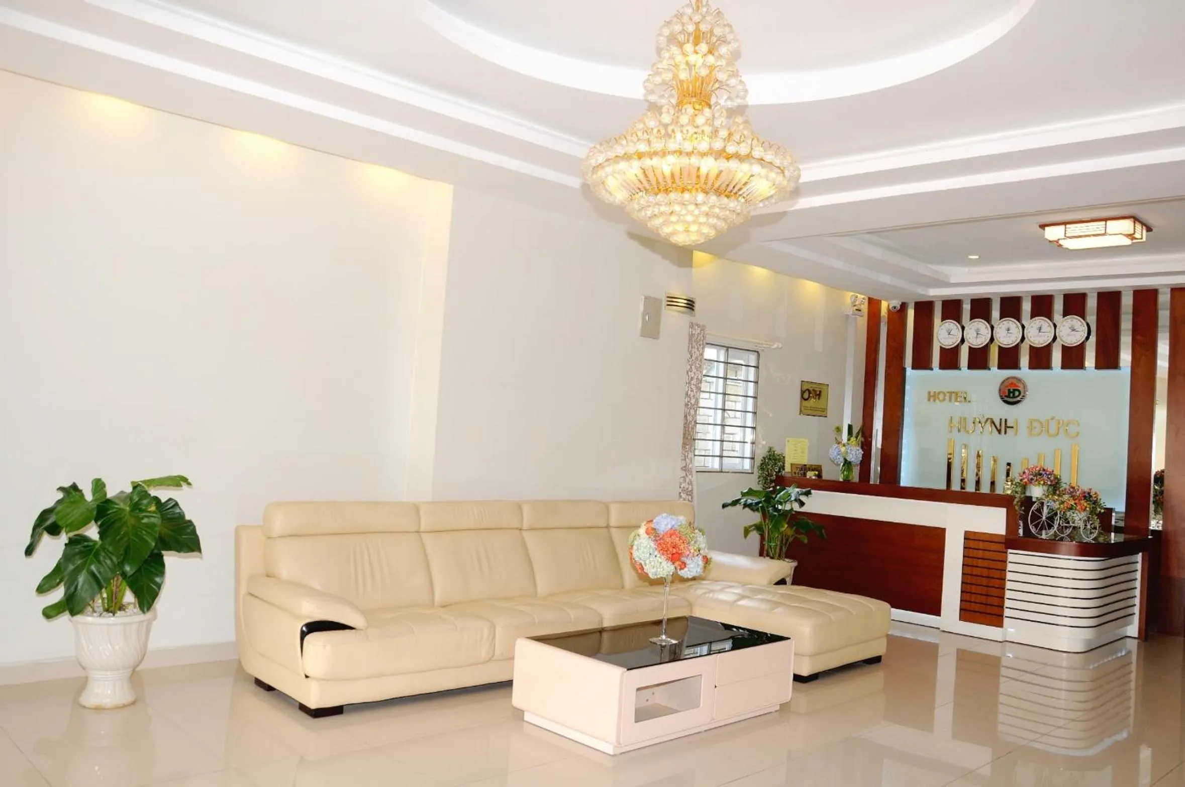 Lobby or reception in Huynh Duc Hotel