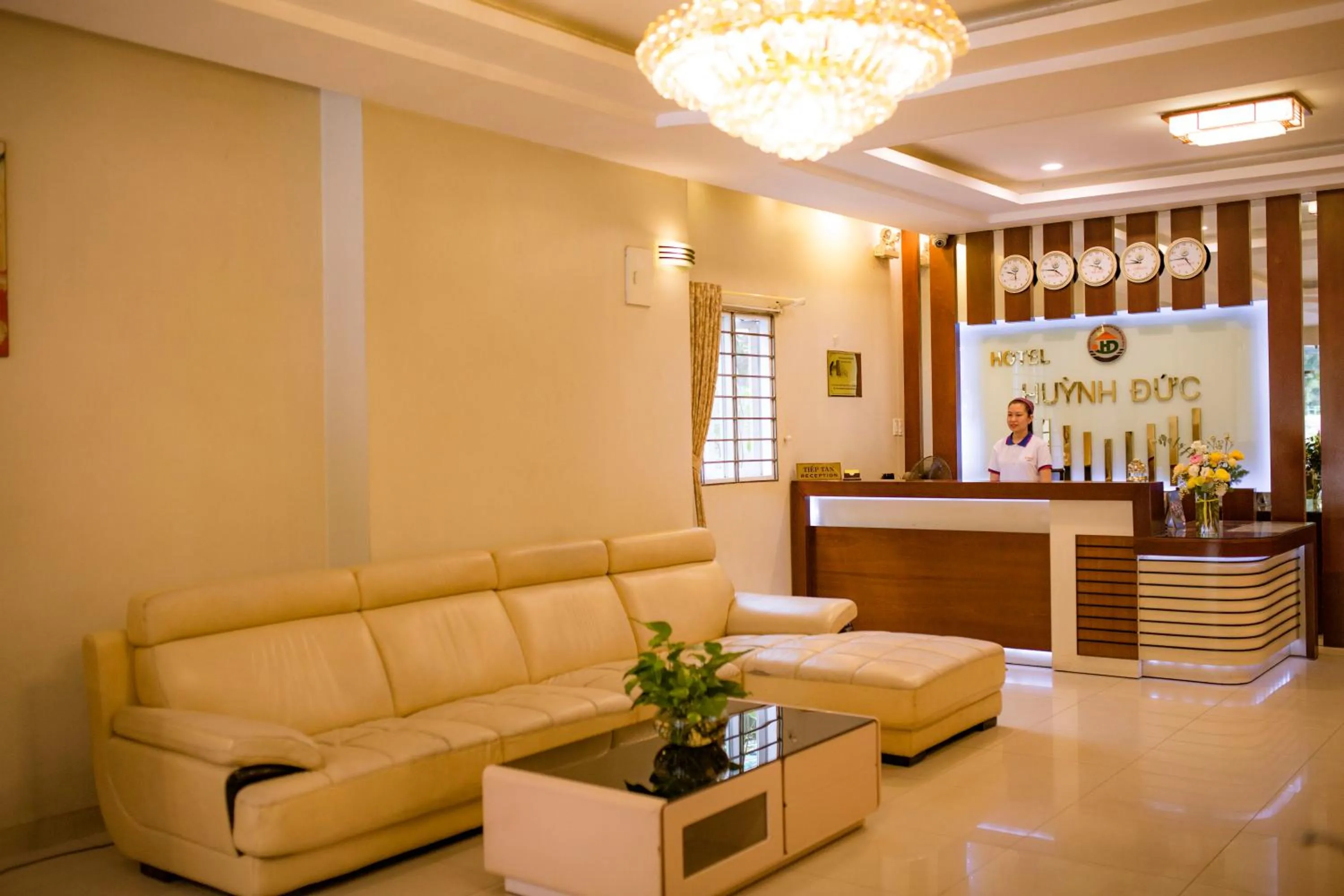Lobby or reception in Huynh Duc Hotel