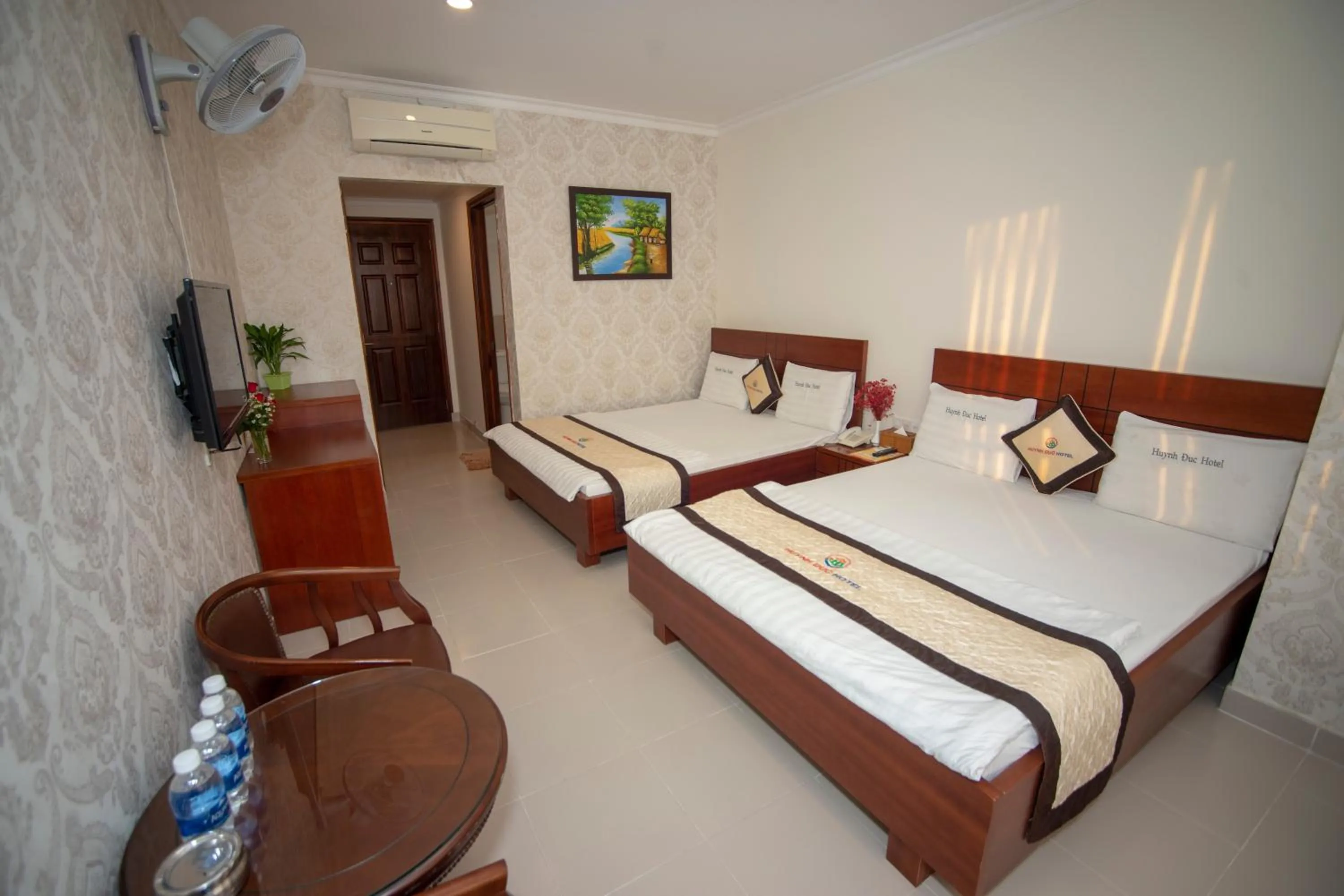 Bed in Huynh Duc Hotel