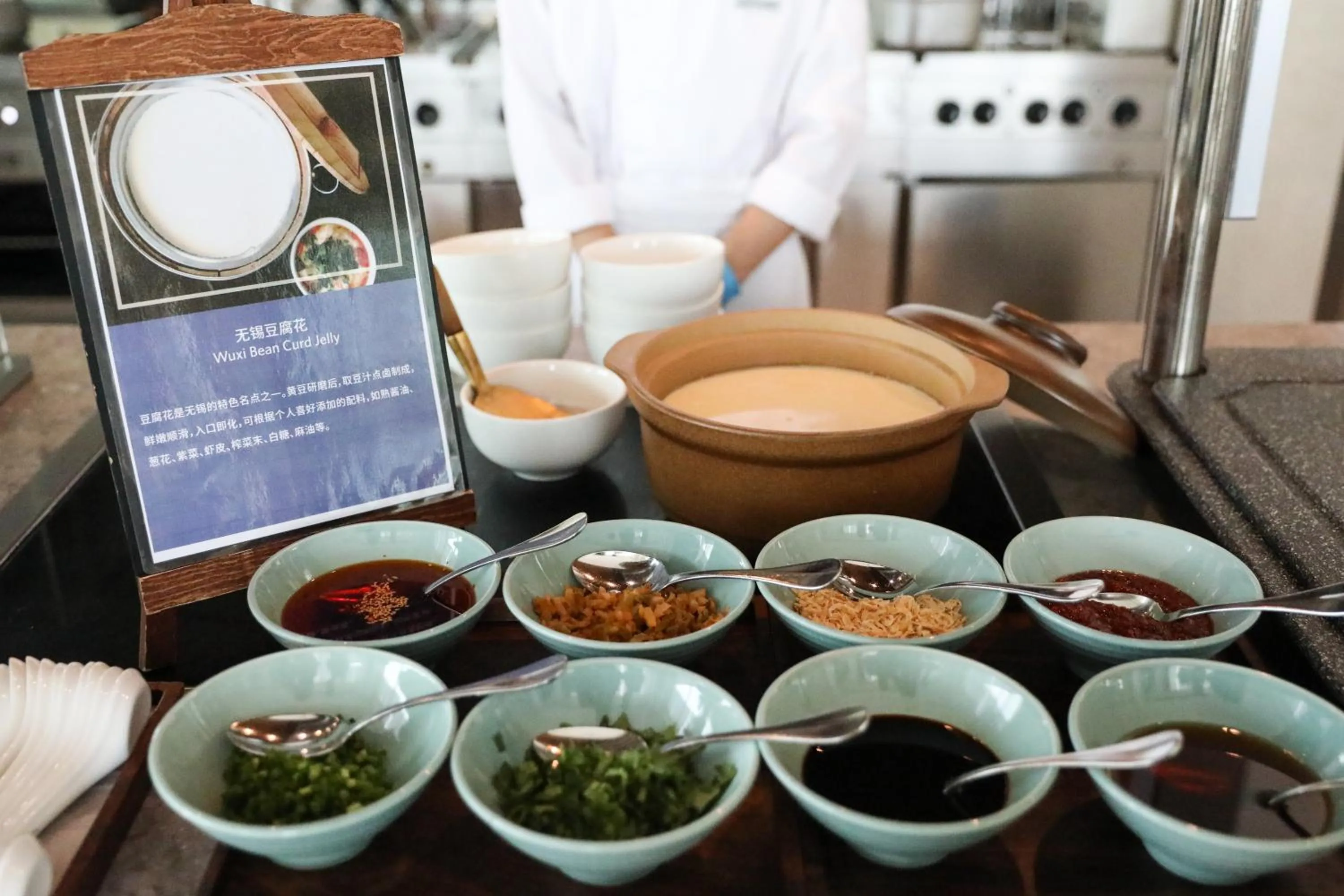 Buffet breakfast in Suning Galaxy International Hotel Wuxi