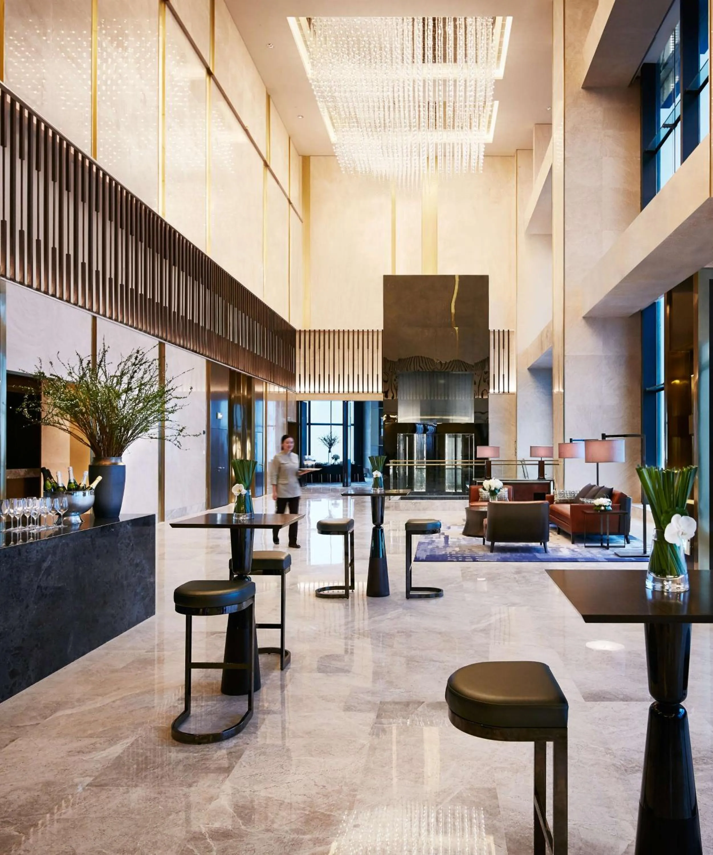 Lounge or bar in Suning Galaxy International Hotel Wuxi