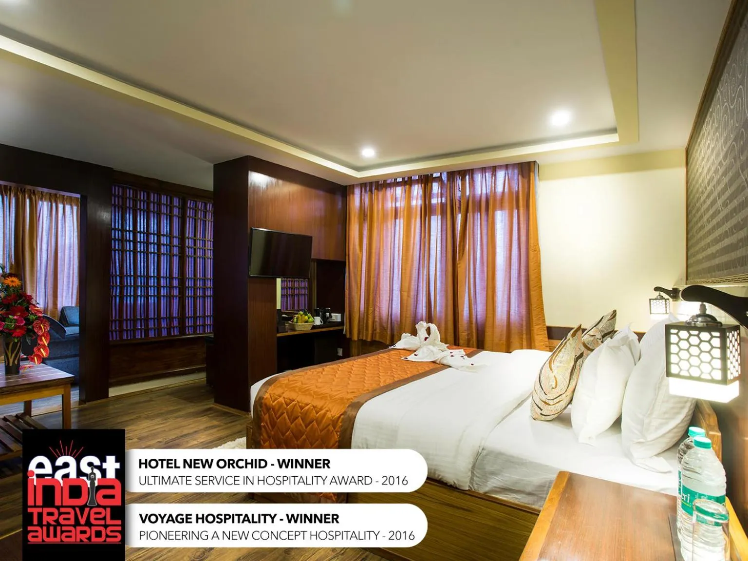 Bedroom, Bed in New Orchid Lords Inn Gangtok