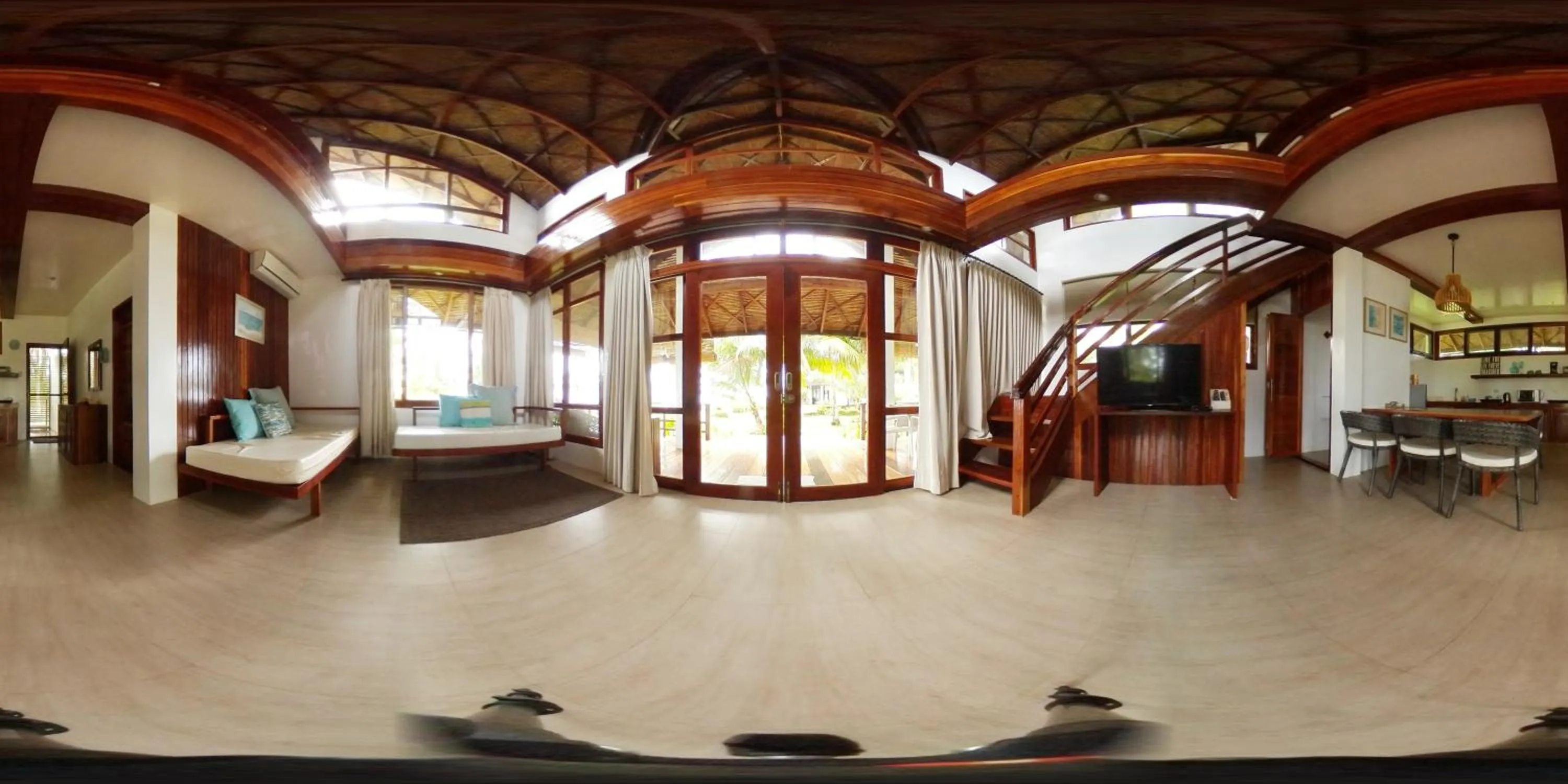 Living room, Bed in Sandy Feet Siargao