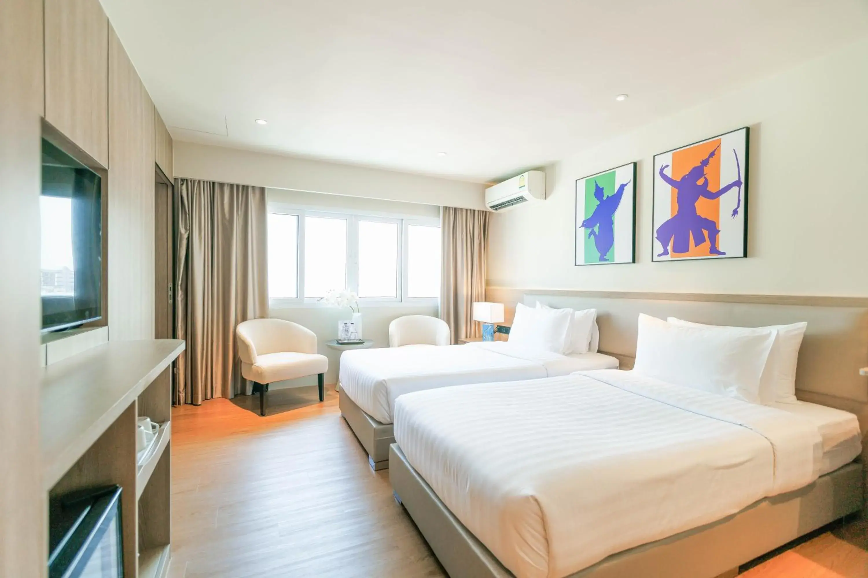 Bed in The One Bay Breeze Bed in The One Bay Breeze