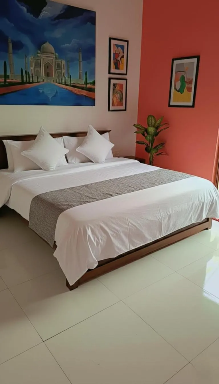 Bed in Windy's Leisure Villa