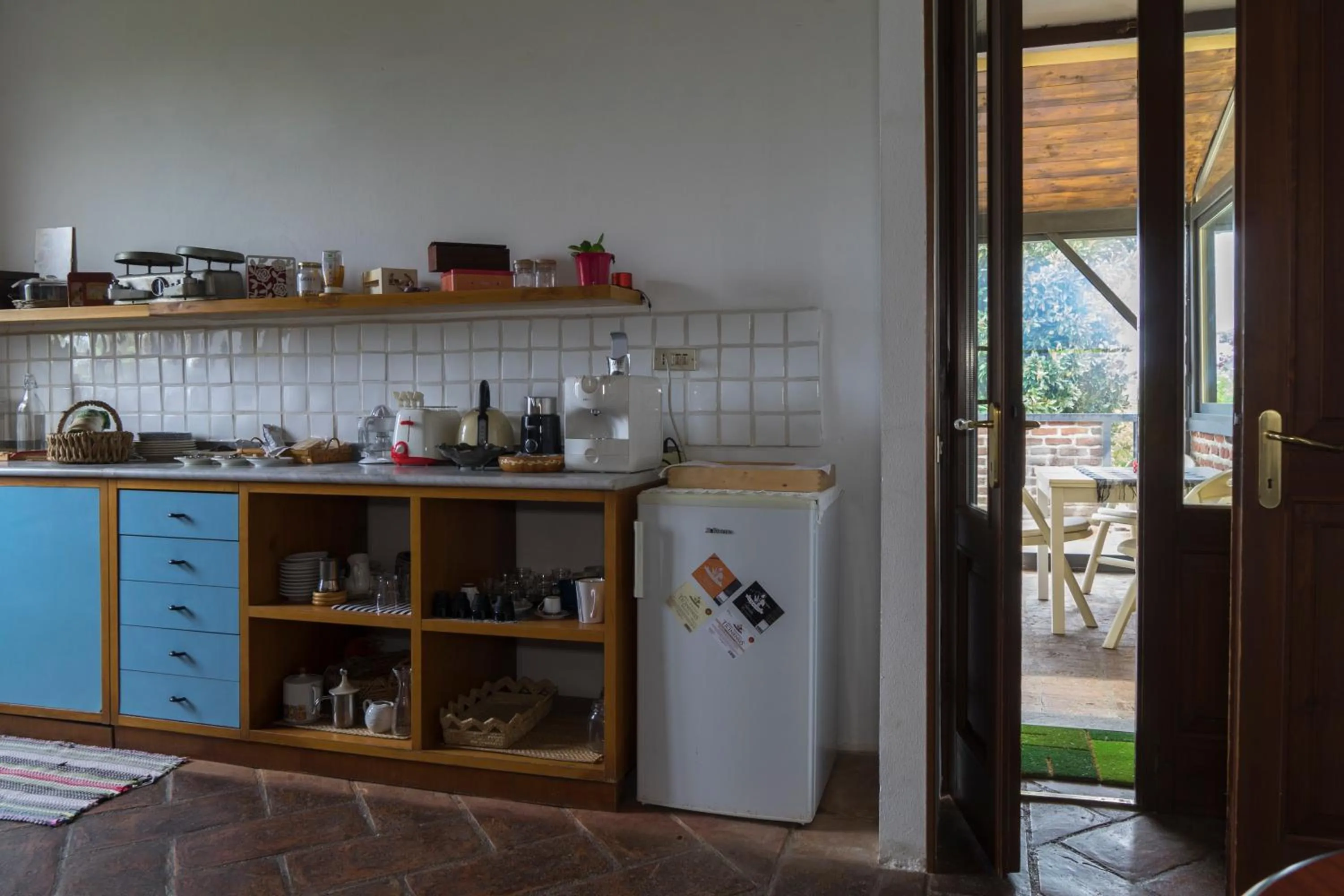 Kitchen or kitchenette in Agriturismo La Morosina