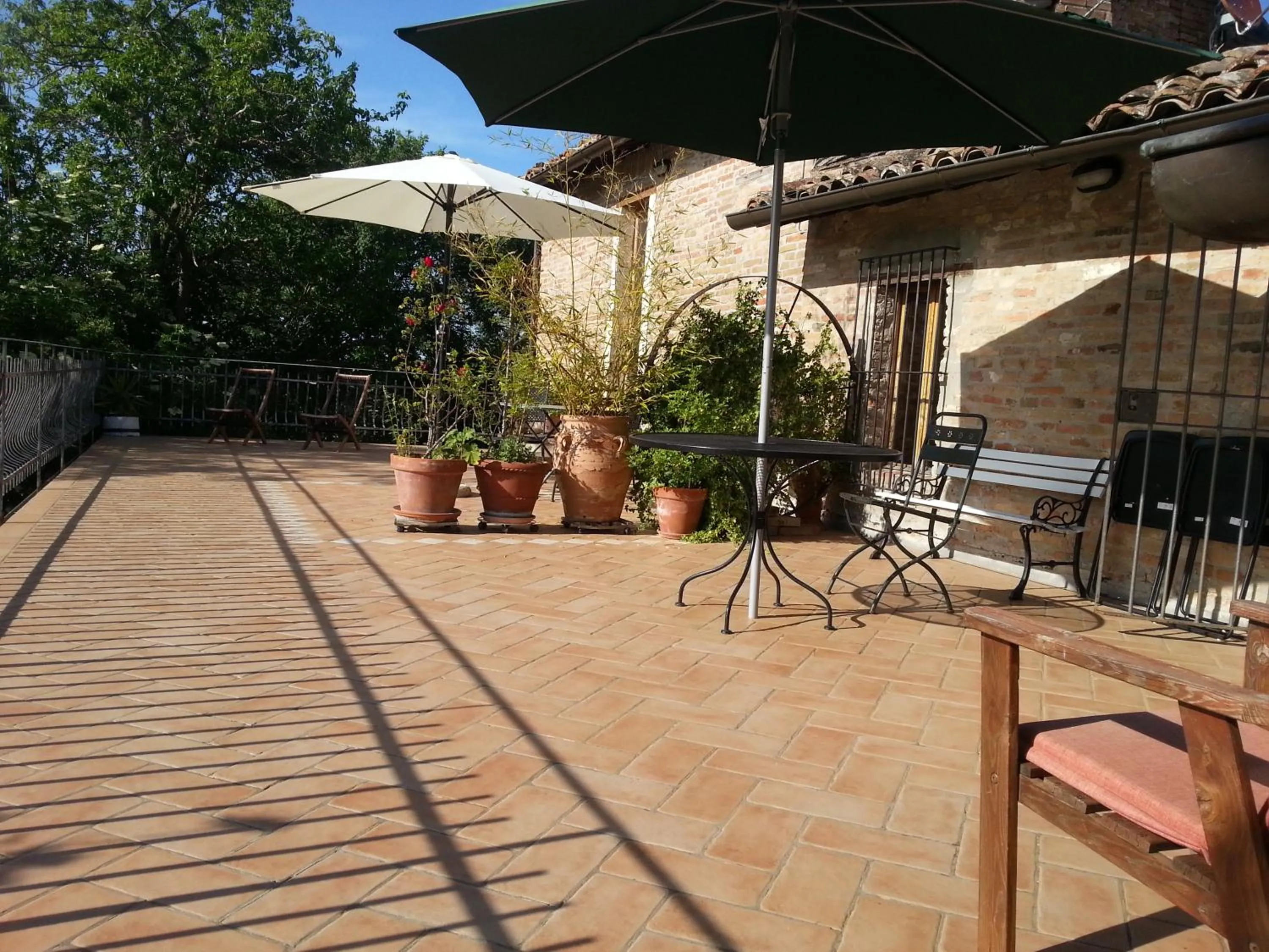 Patio in B&B I Canonici