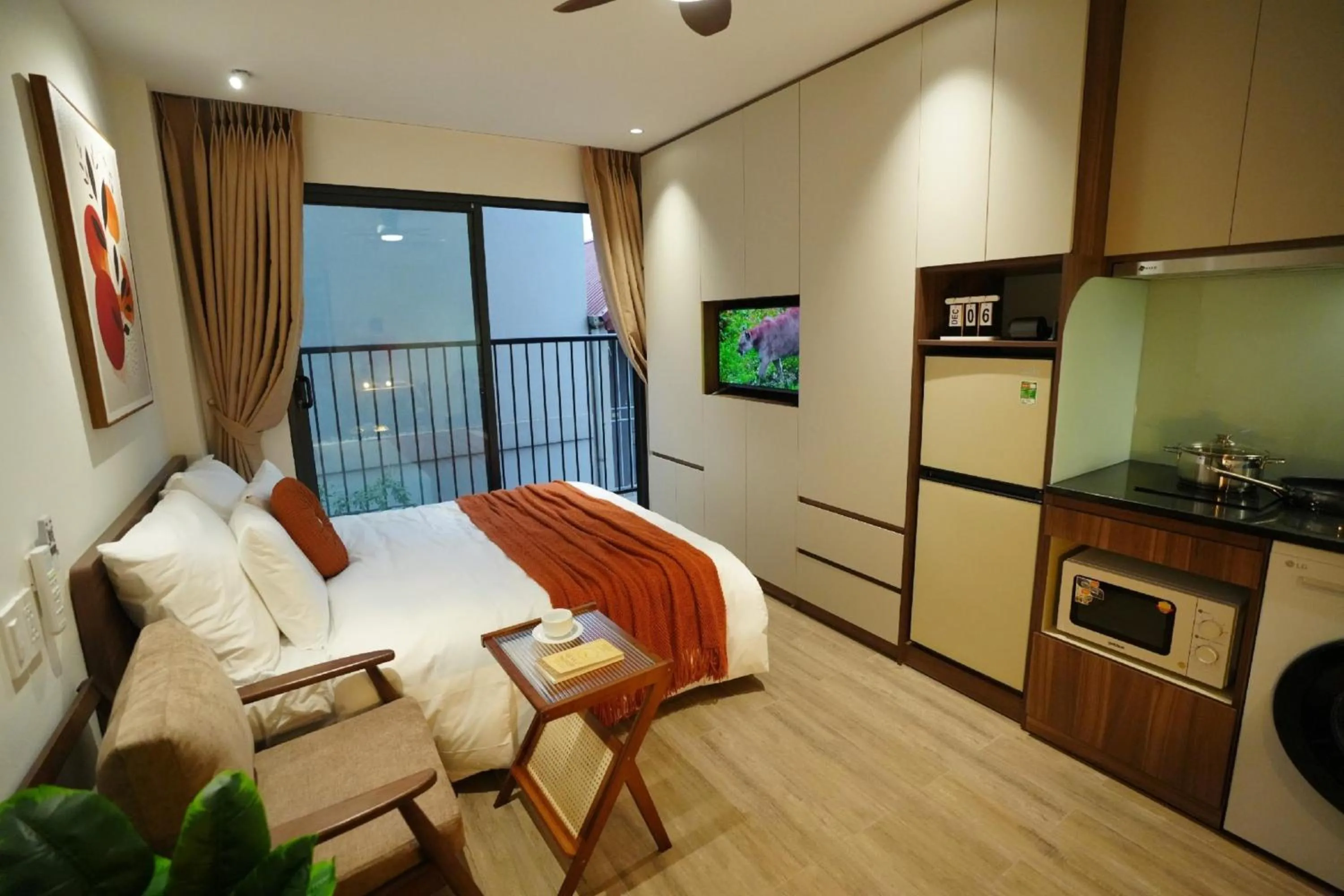 Bed in Aurelia Apartments