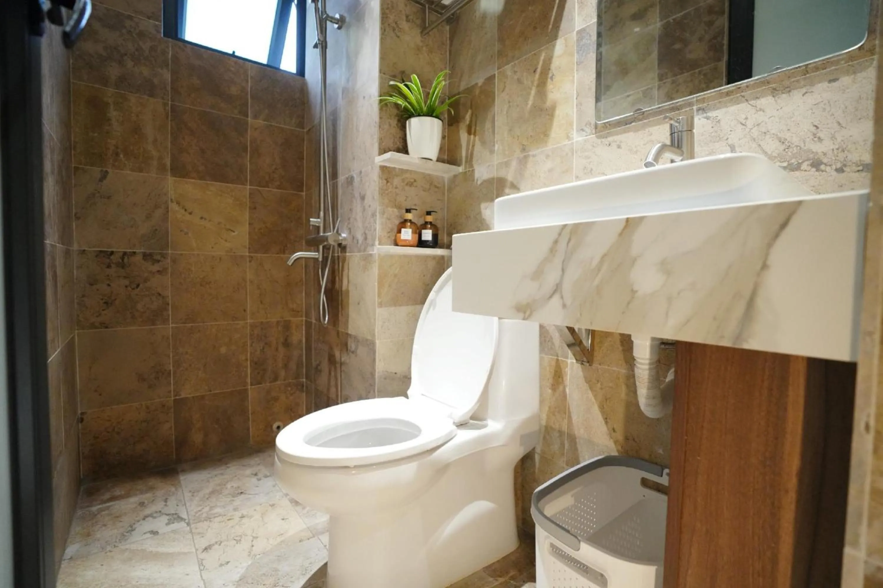 Bathroom in Aurelia Apartments