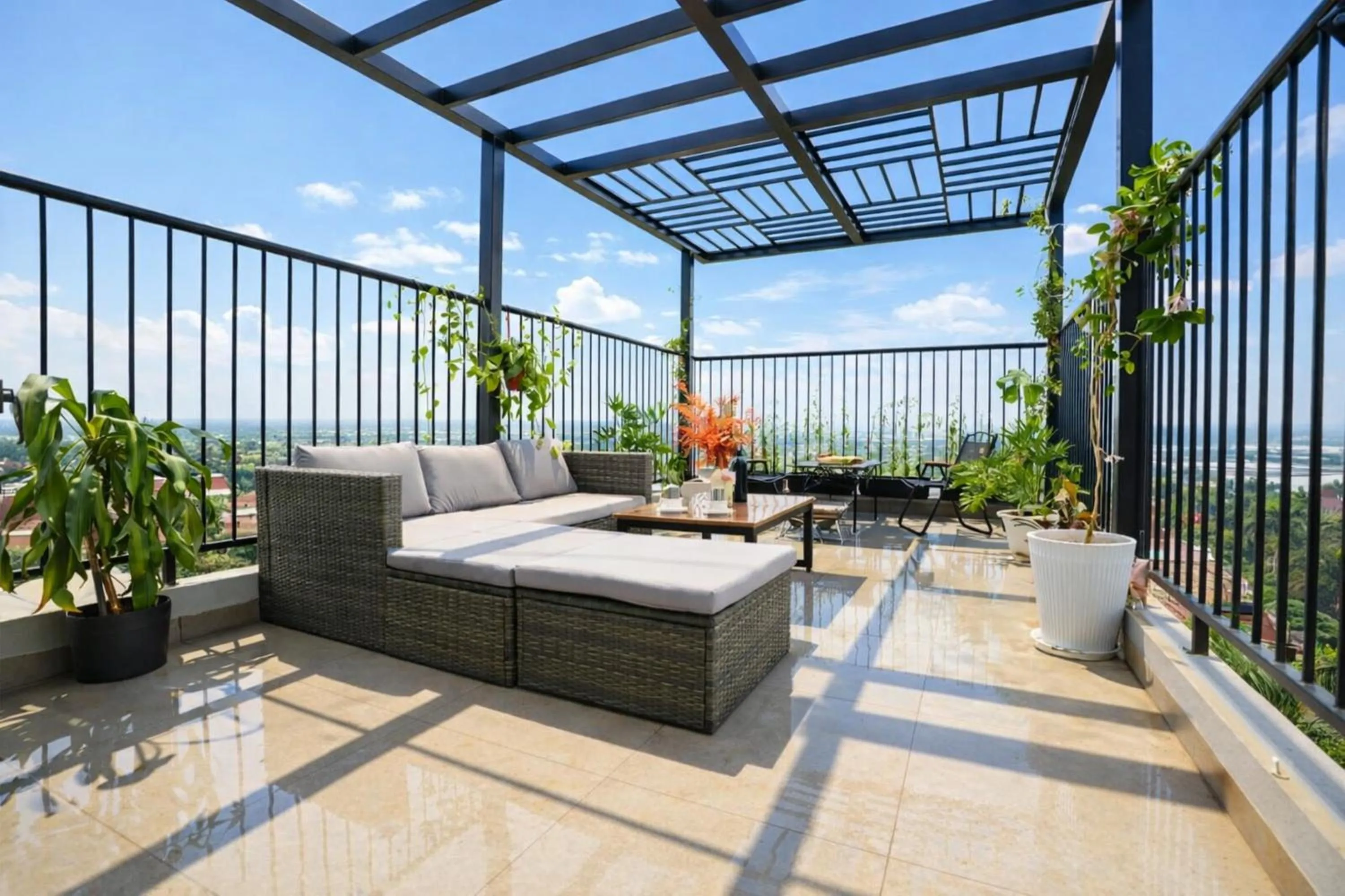 View (from property/room) in Aurelia Apartments