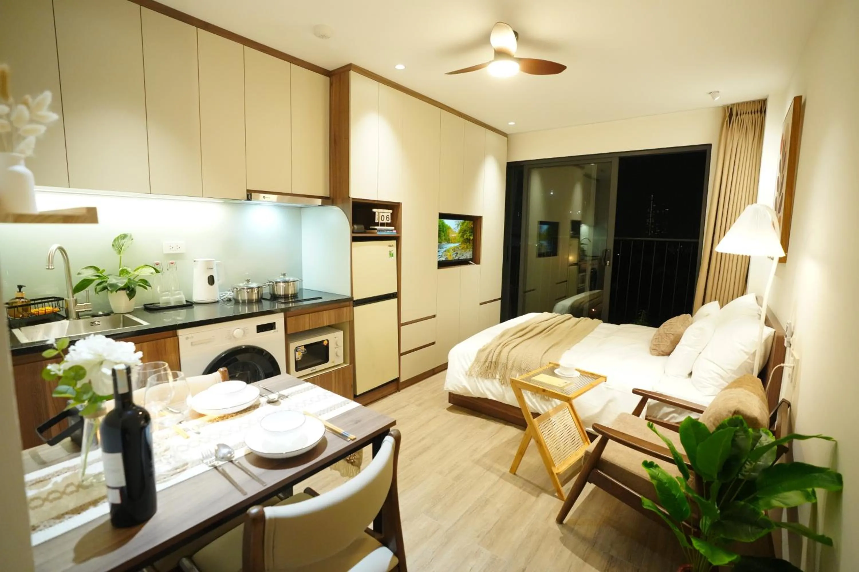 Bed in Aurelia Apartments