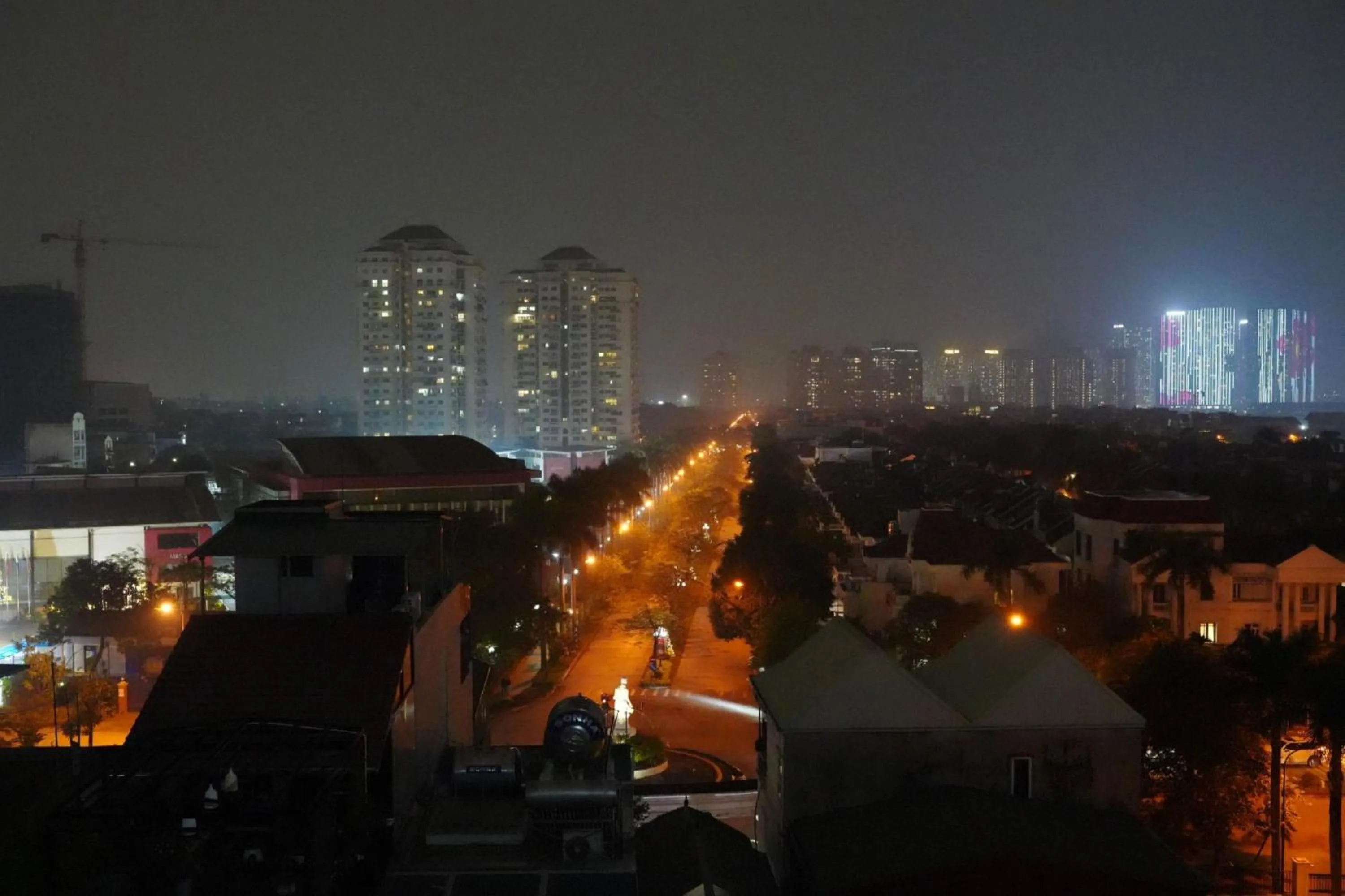 City view in Aurelia Apartments