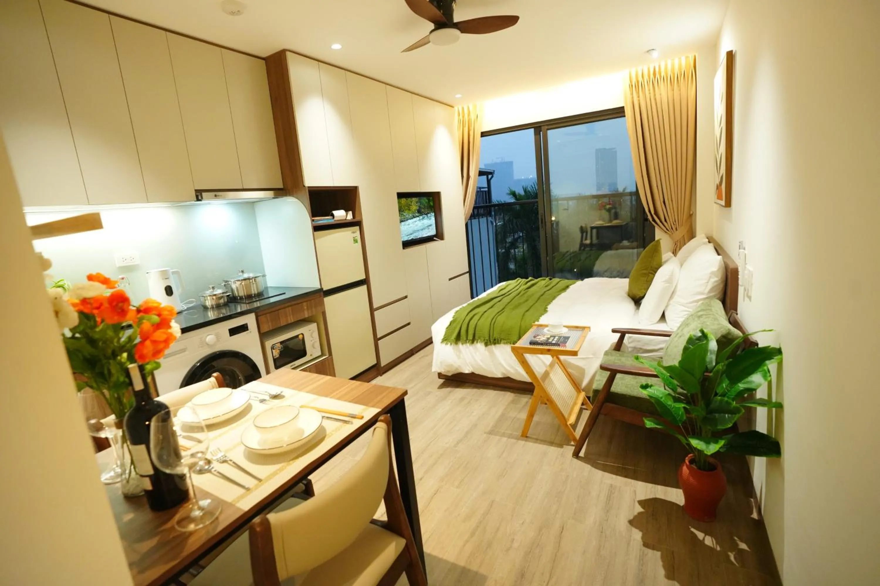 Bed in Aurelia Apartments