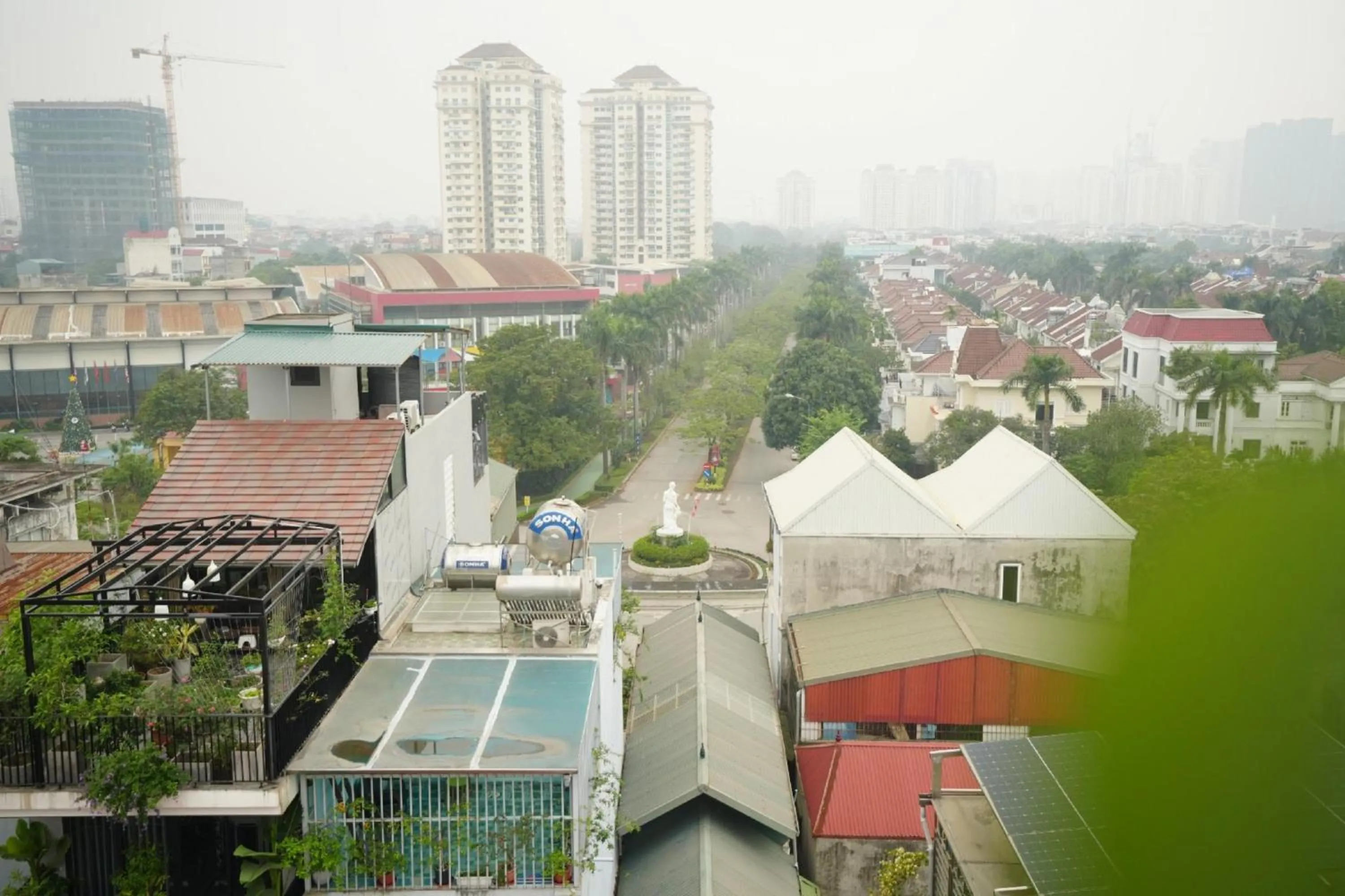 Street view in Aurelia Apartments