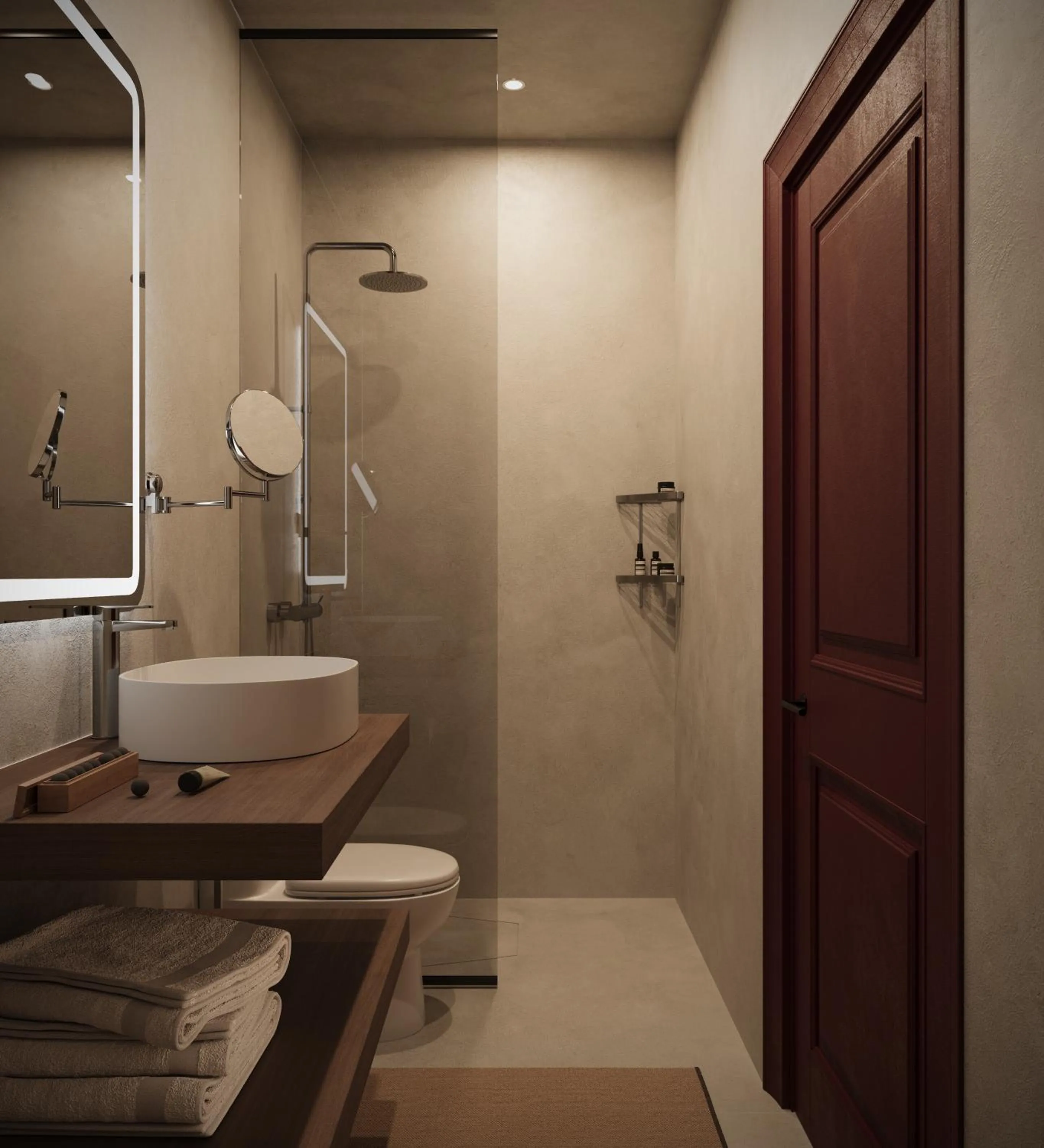 Bathroom in Casa Di Notos Beach Hotel - Georgioupolis