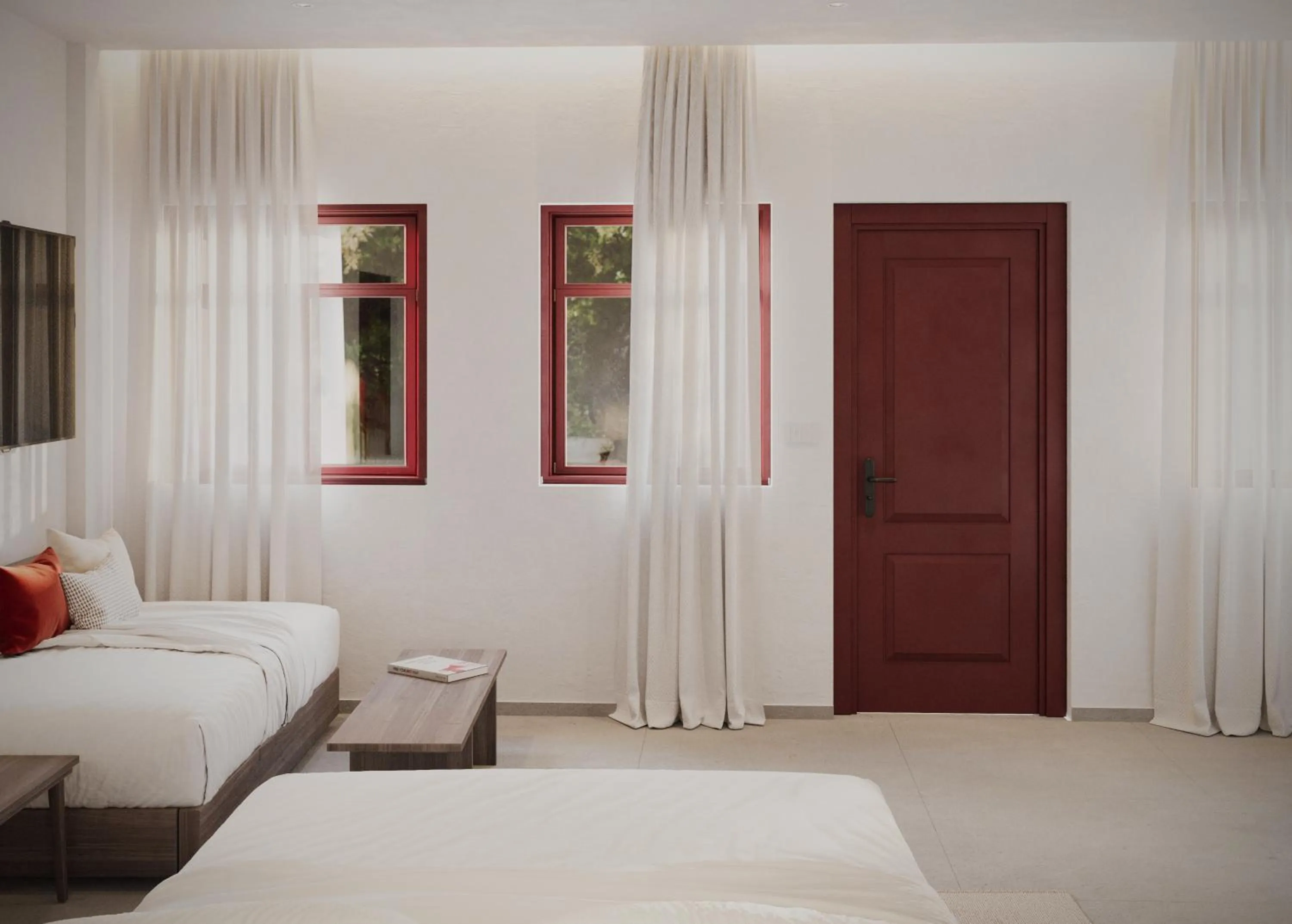 Bed in Casa Di Notos Beach Hotel - Georgioupolis