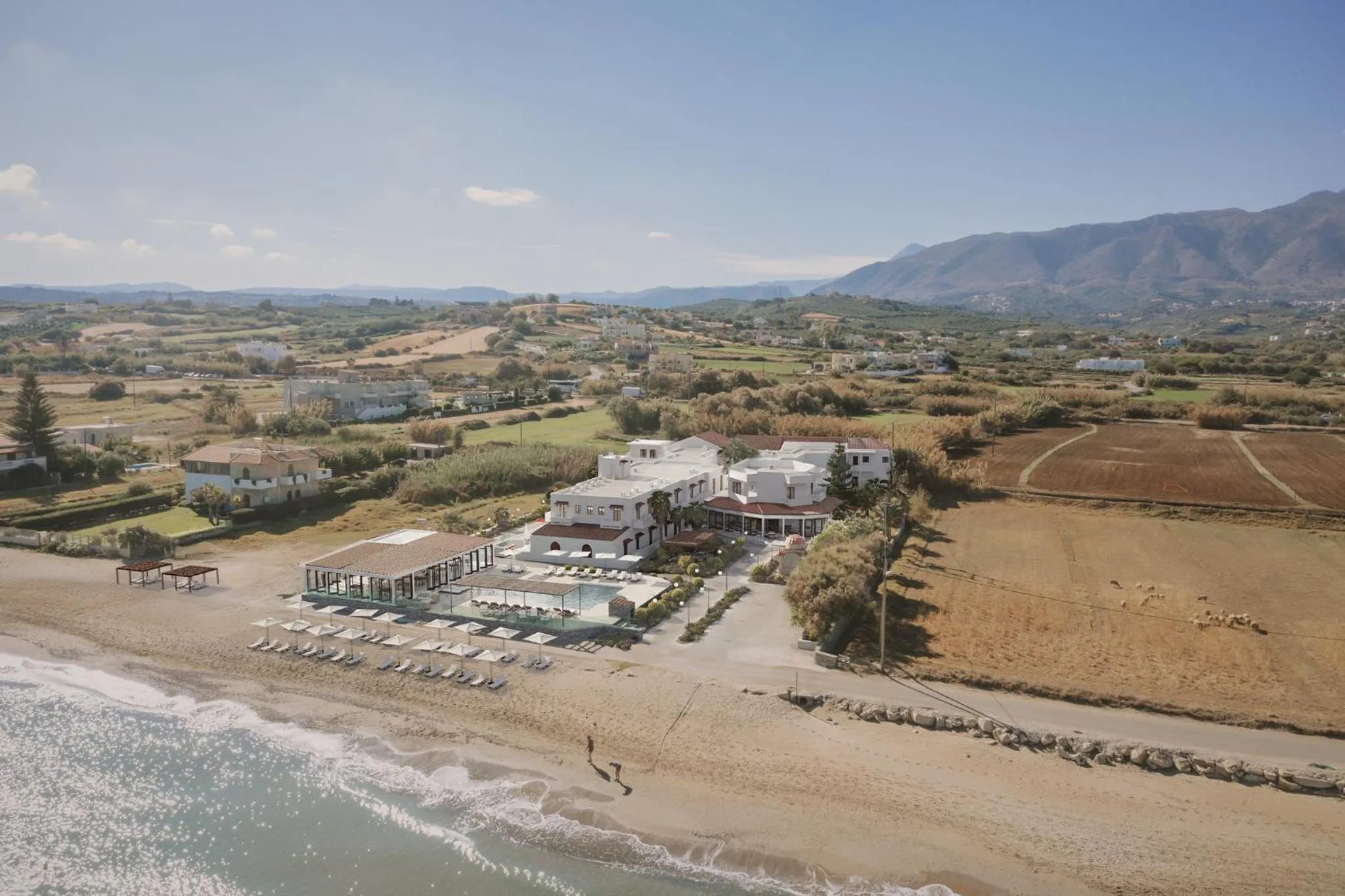 Bird's eye view in Casa Di Notos Beach Hotel - Georgioupolis