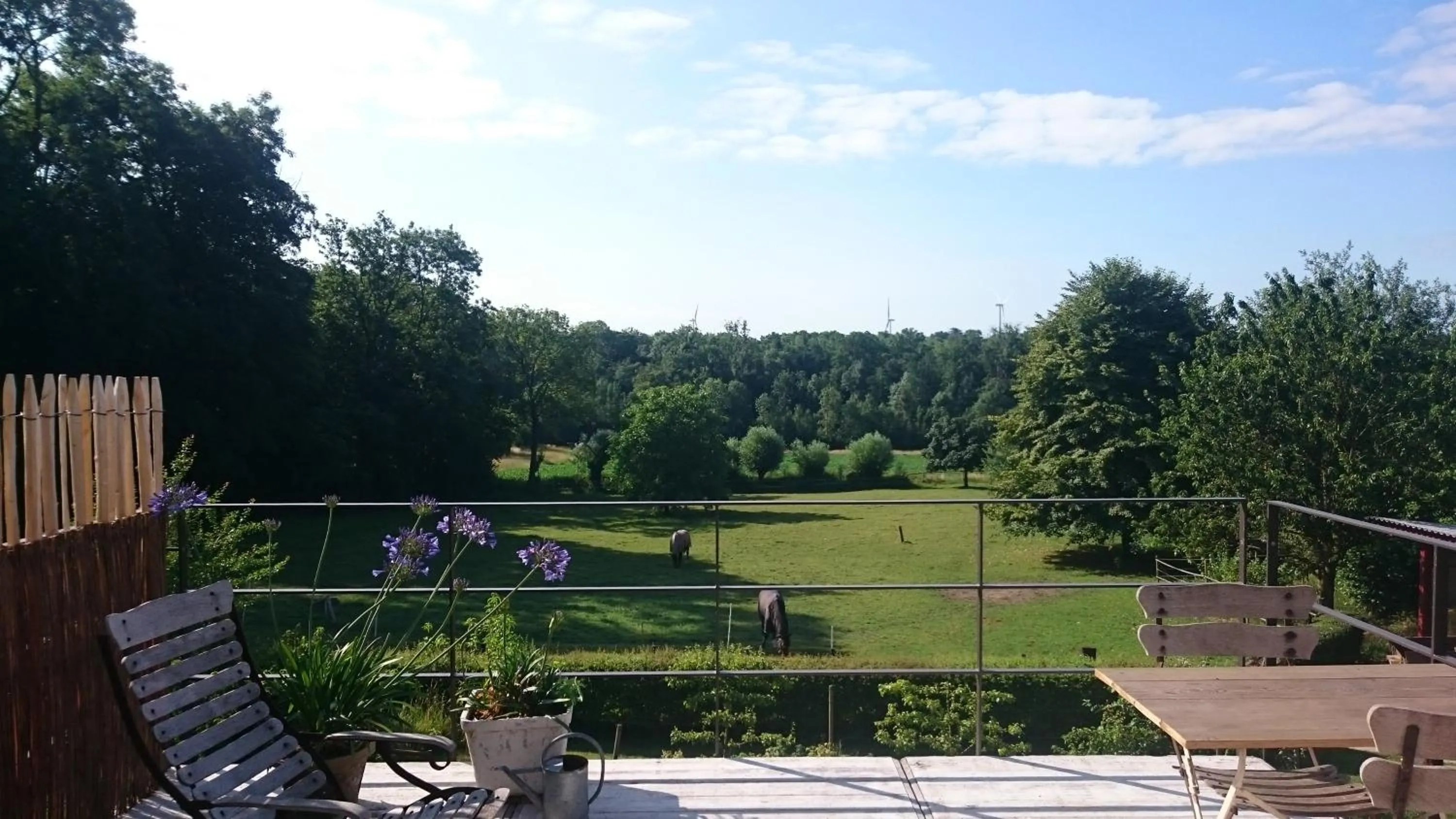 Balcony/Terrace in La Passiflore B&B