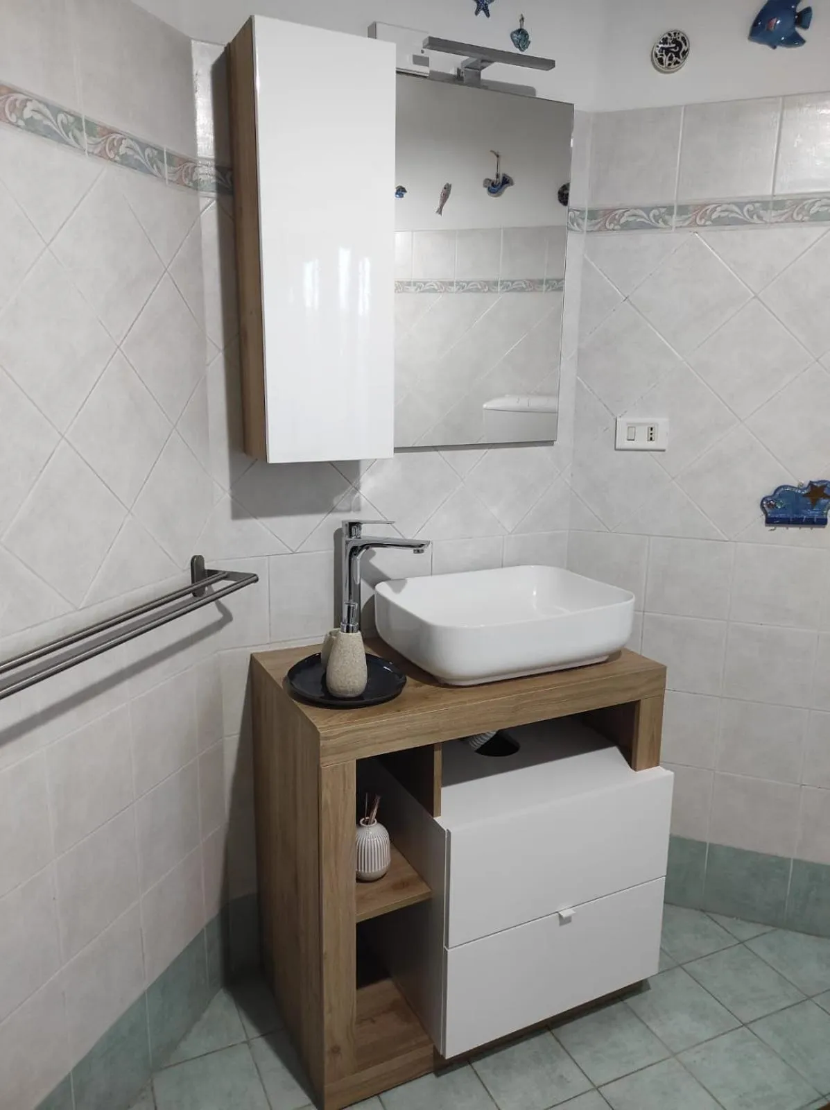 Bathroom in B&B IL Giardino del Borgo