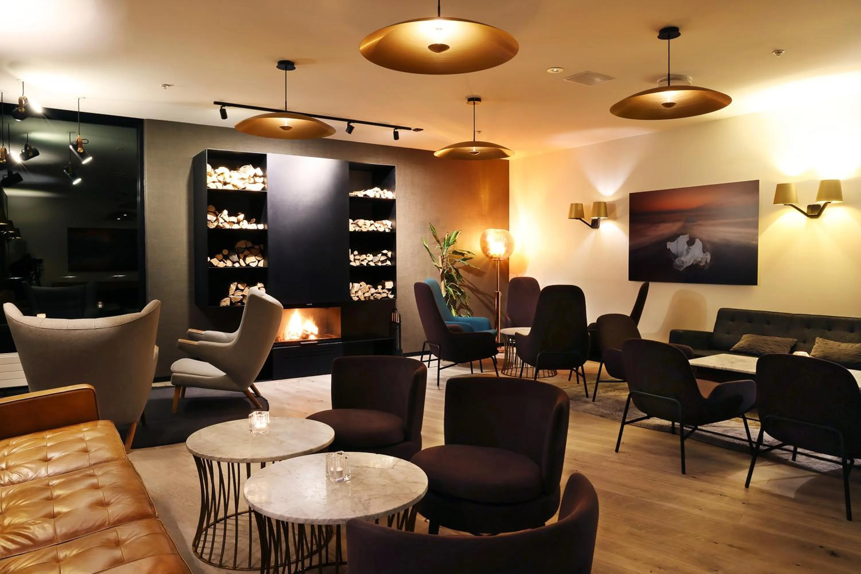 Lounge or bar in Fosshotel Glacier Lagoon