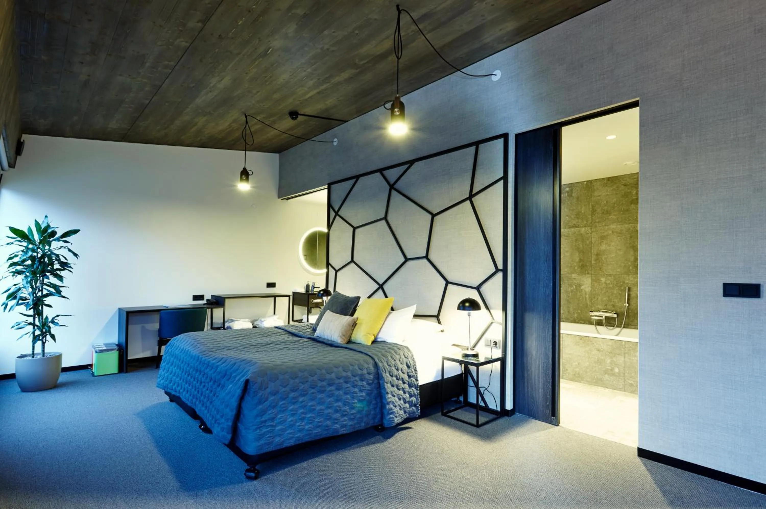 Bed in Fosshotel Glacier Lagoon