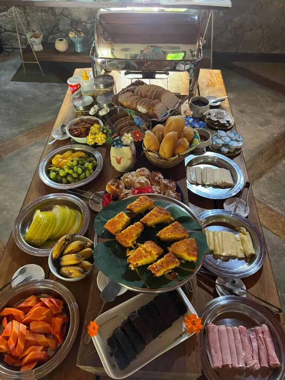 Food in Pousada Bromélias