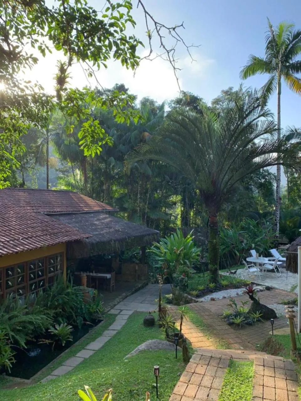 Restaurant/places to eat in Pousada Bromélias