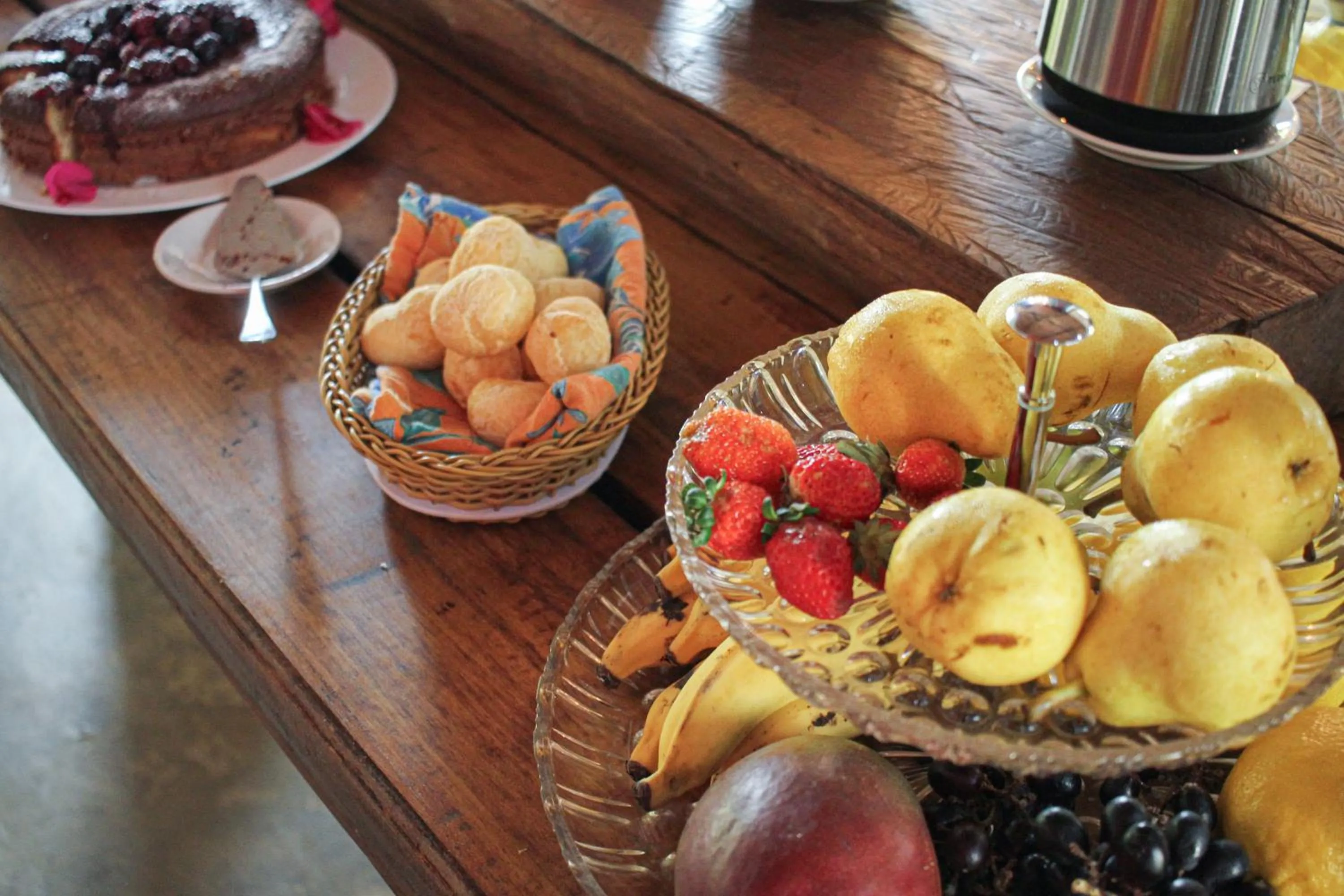 Breakfast in Pousada Bromélias