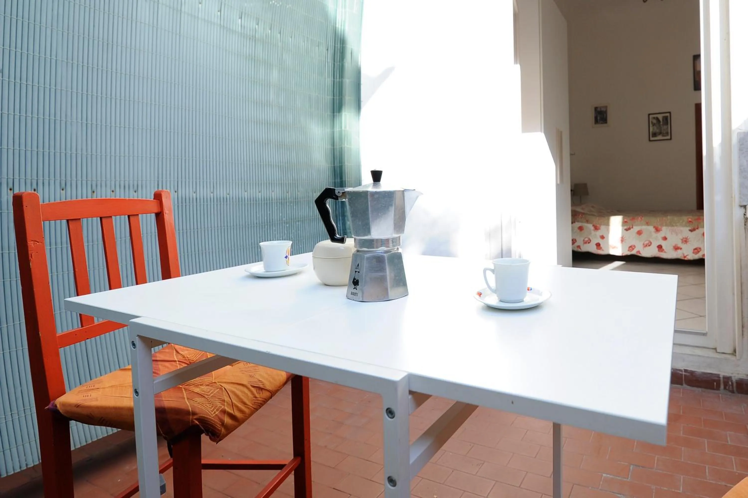 Inner courtyard view in B&B Porta San Frediano