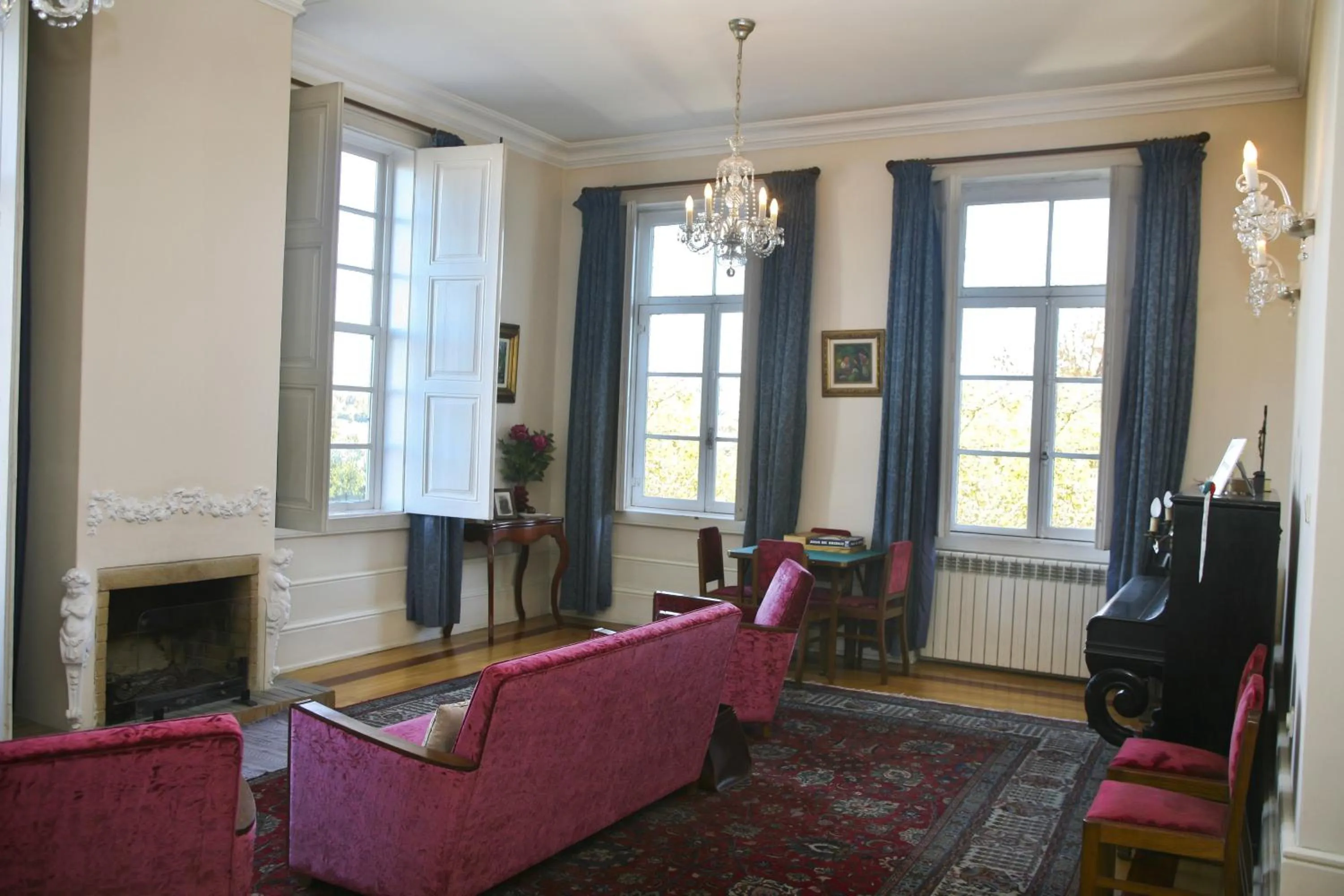 Living room in Estrebuela House