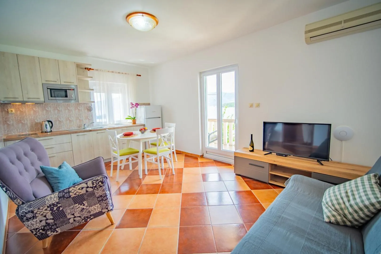 Kitchen or kitchenette in Apartments Novo Mulo