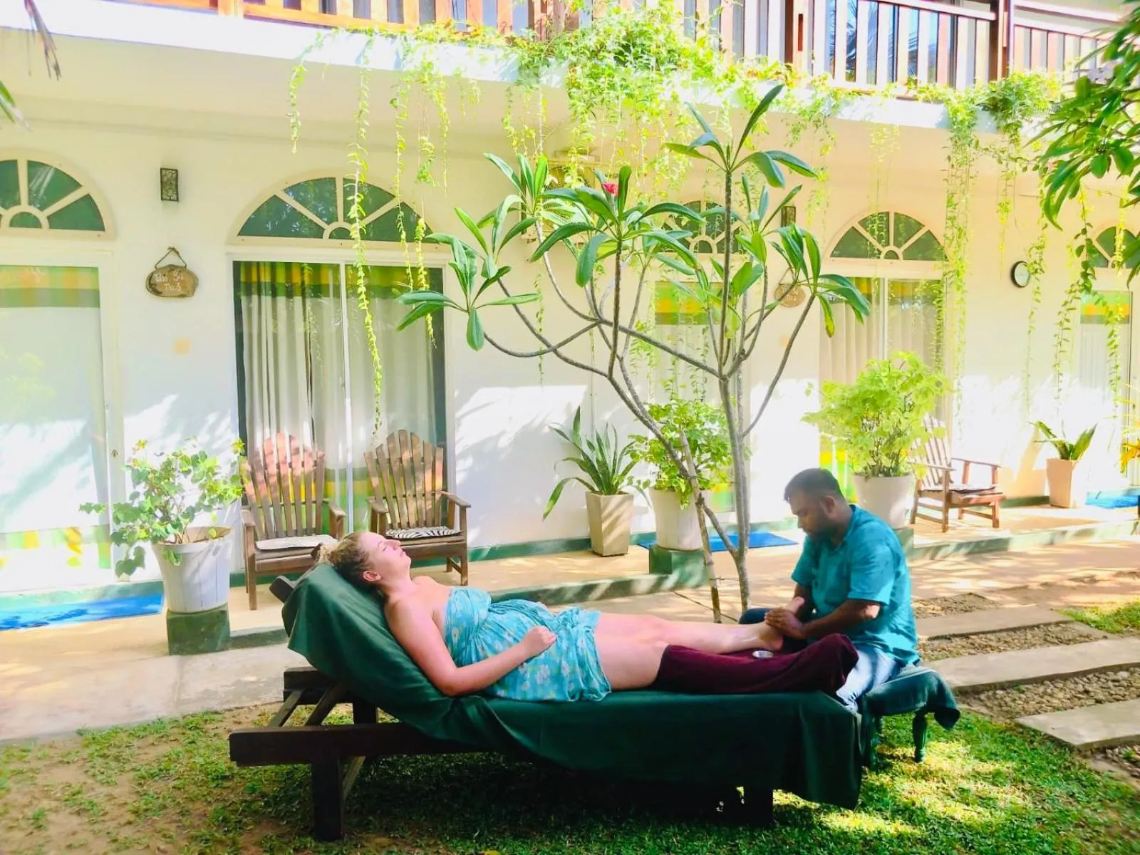 Massage in Villa Sri Beach Ayurveda Retreat