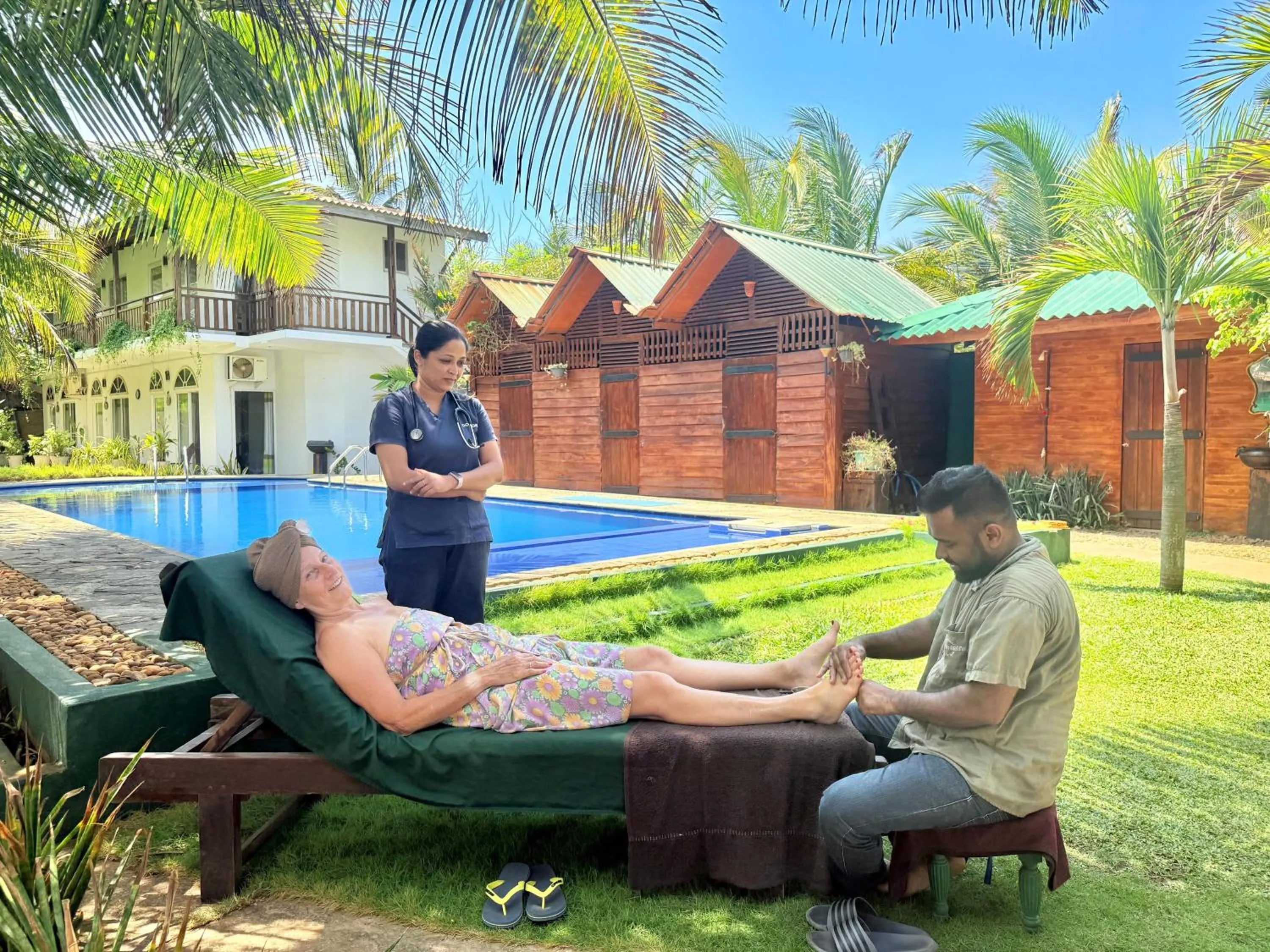 Massage in Villa Sri Beach Ayurveda Retreat