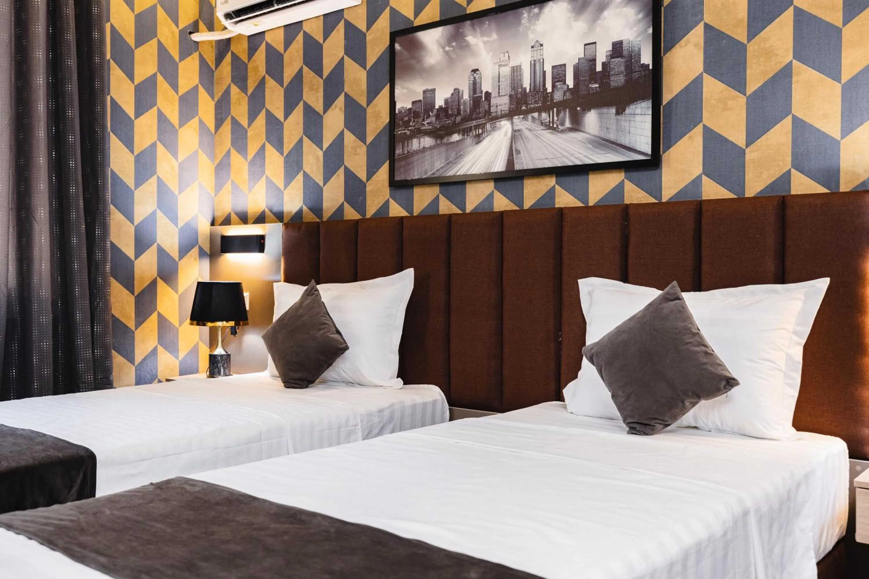 Bed in Art Air hotel