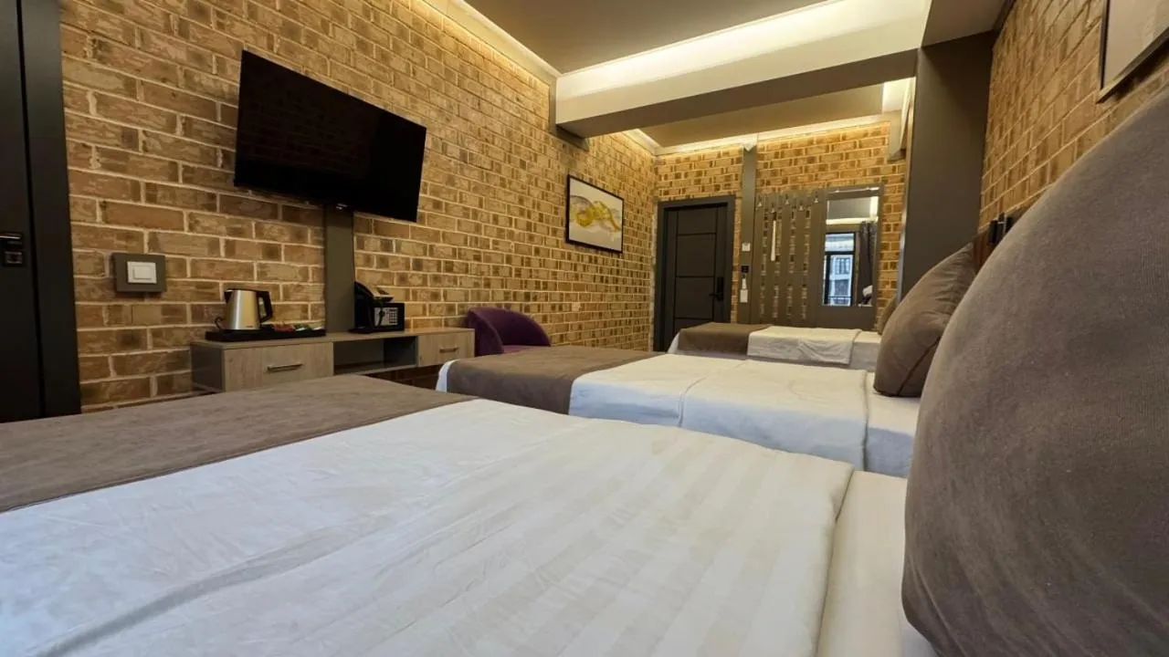 Bed in Art Air hotel