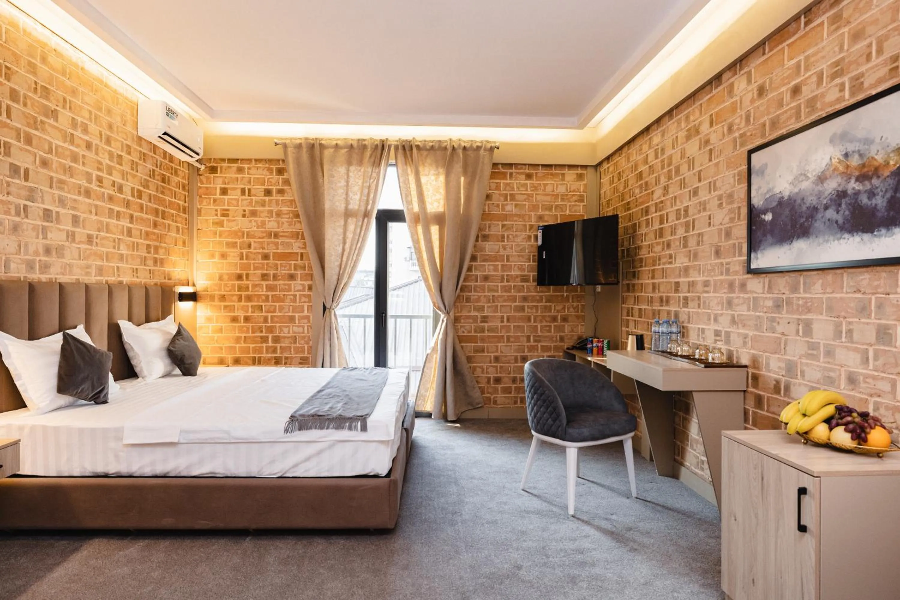 Bed in Art Air hotel