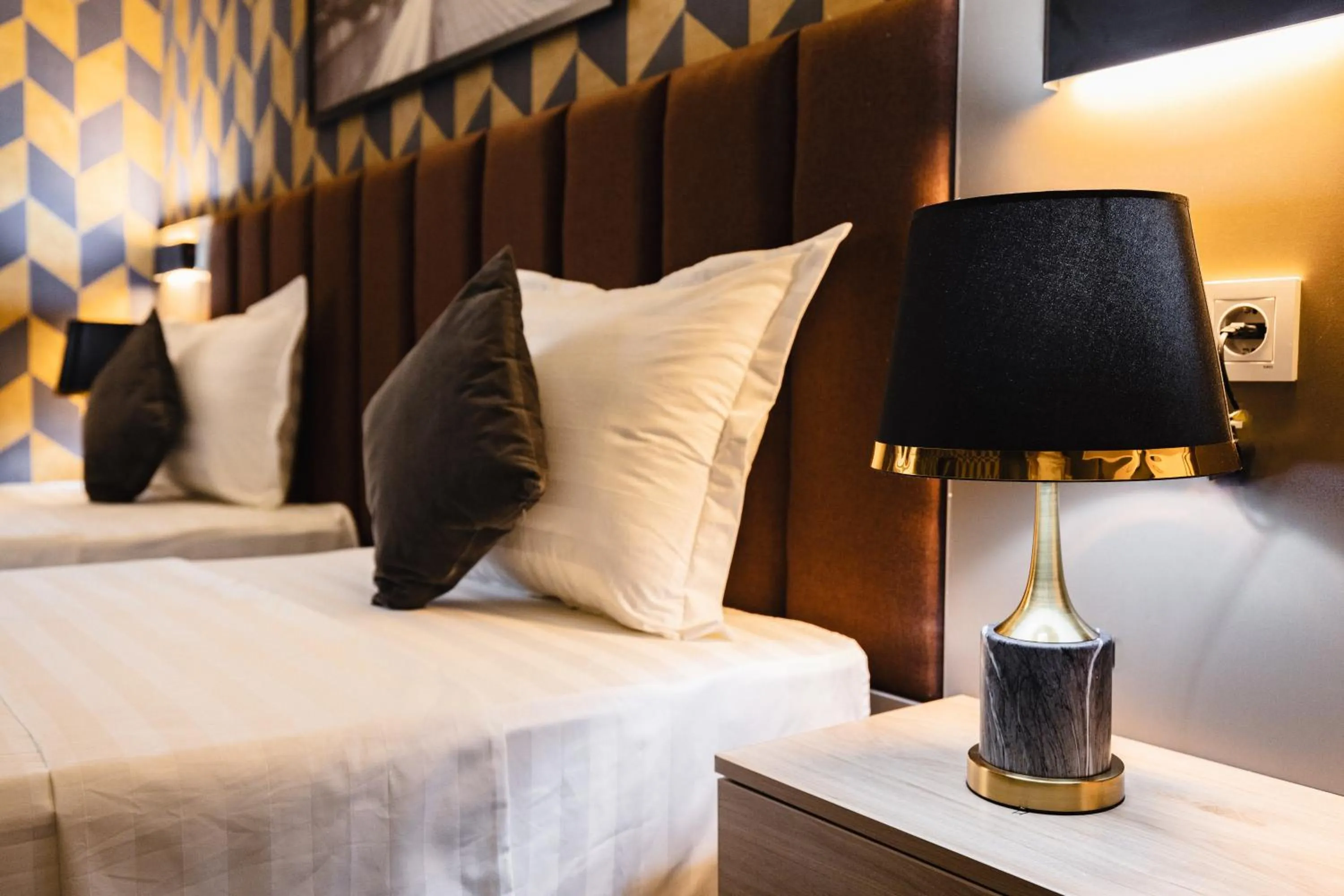 Bed in Art Air hotel