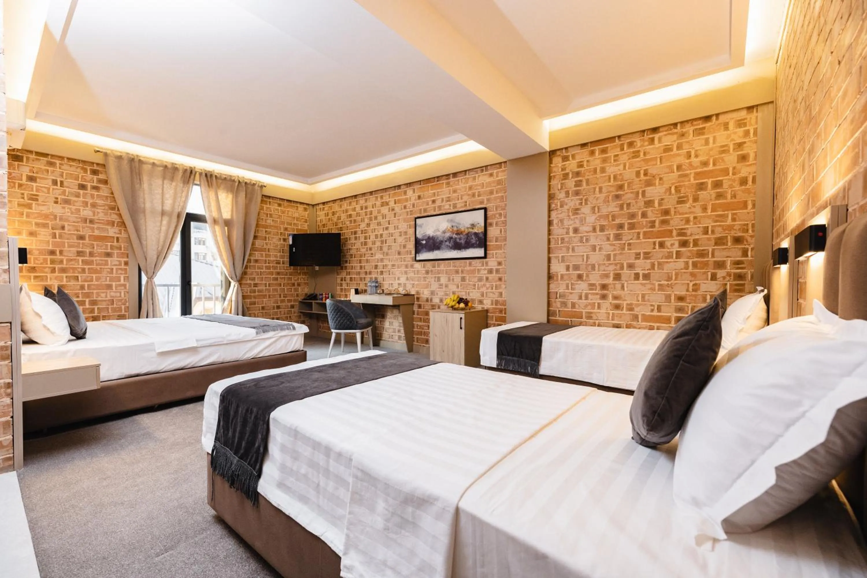 Bed in Art Air hotel