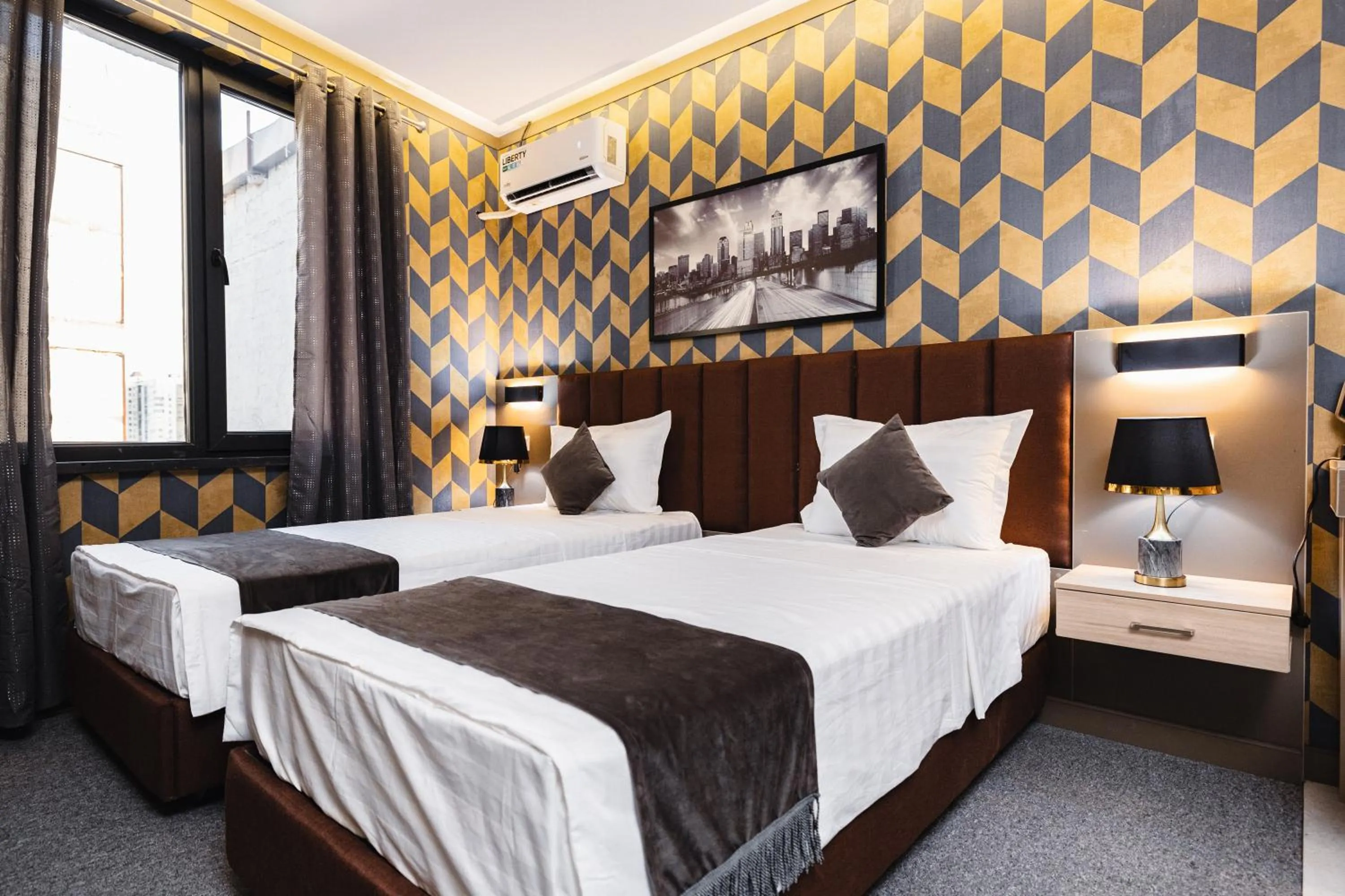 Bed in Art Air hotel