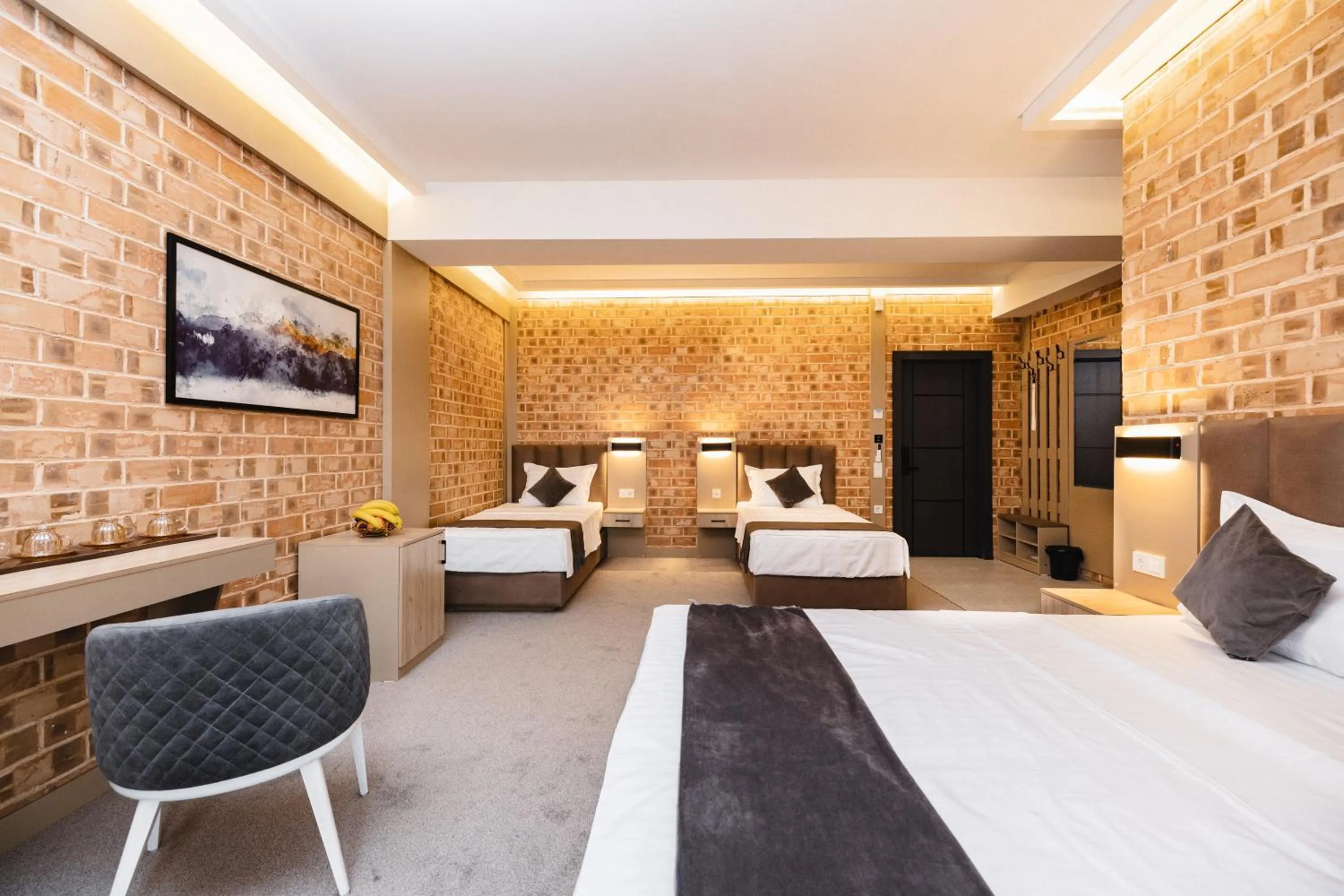 Bed in Art Air hotel