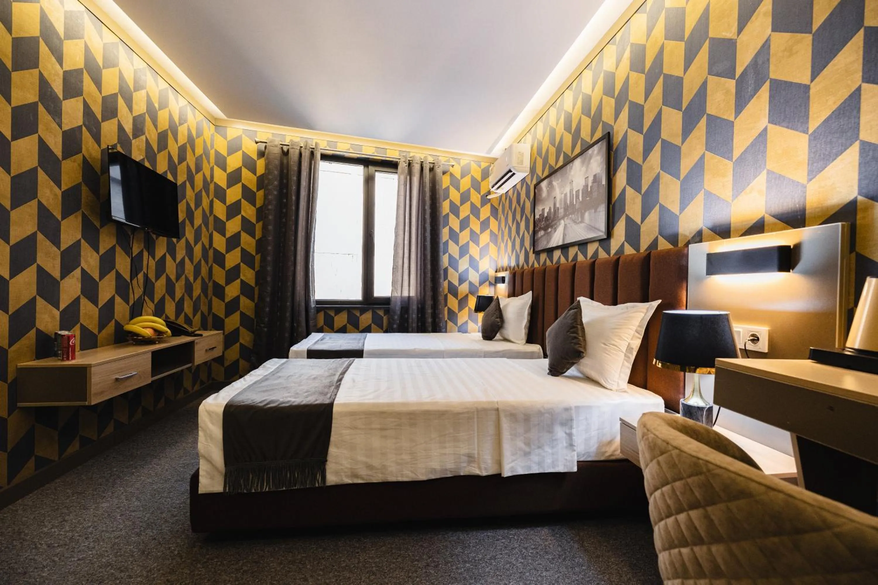 Bed in Art Air hotel