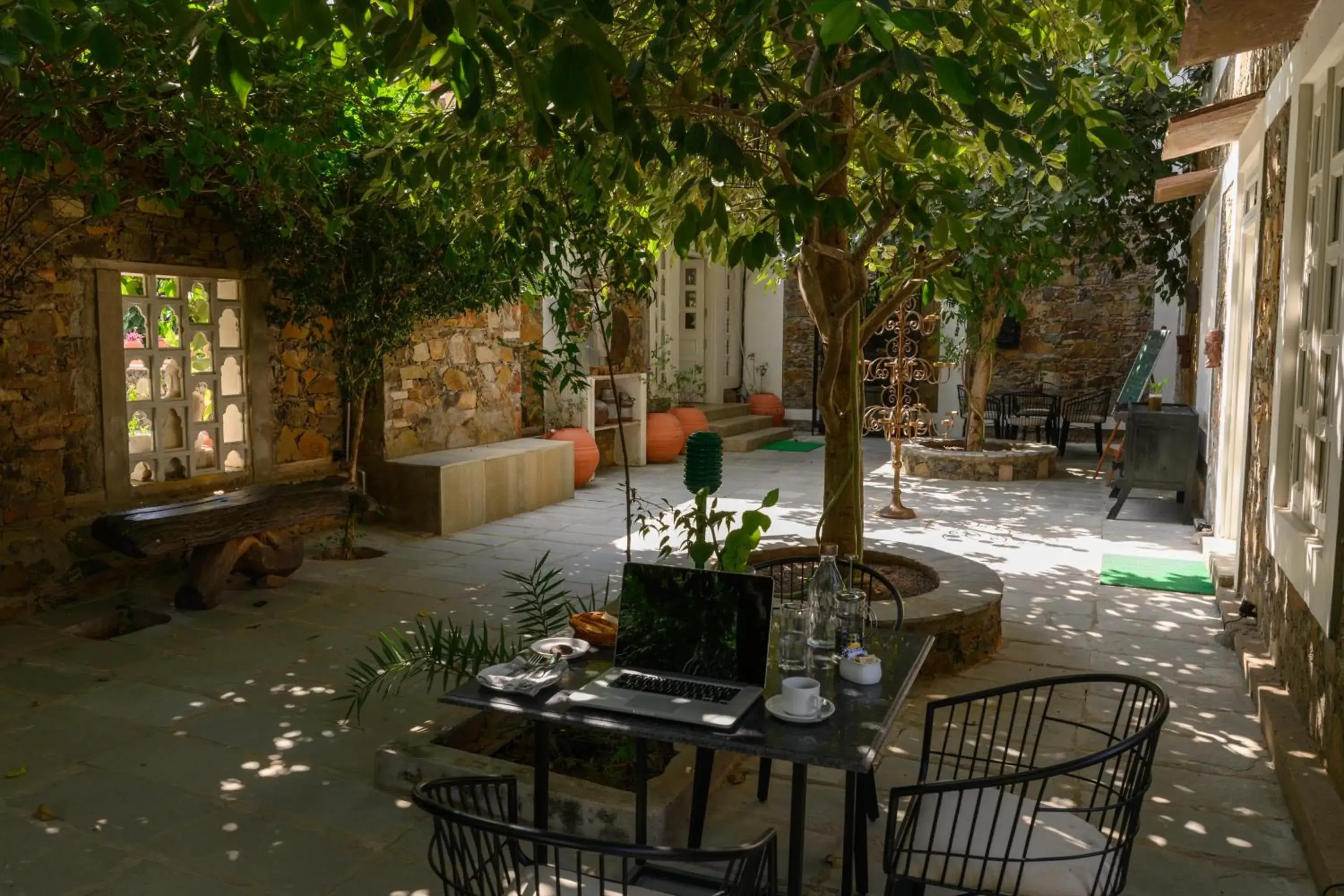 Lobby or reception in Utsav Camp Sariska Lobby or reception in Utsav Camp Sariska