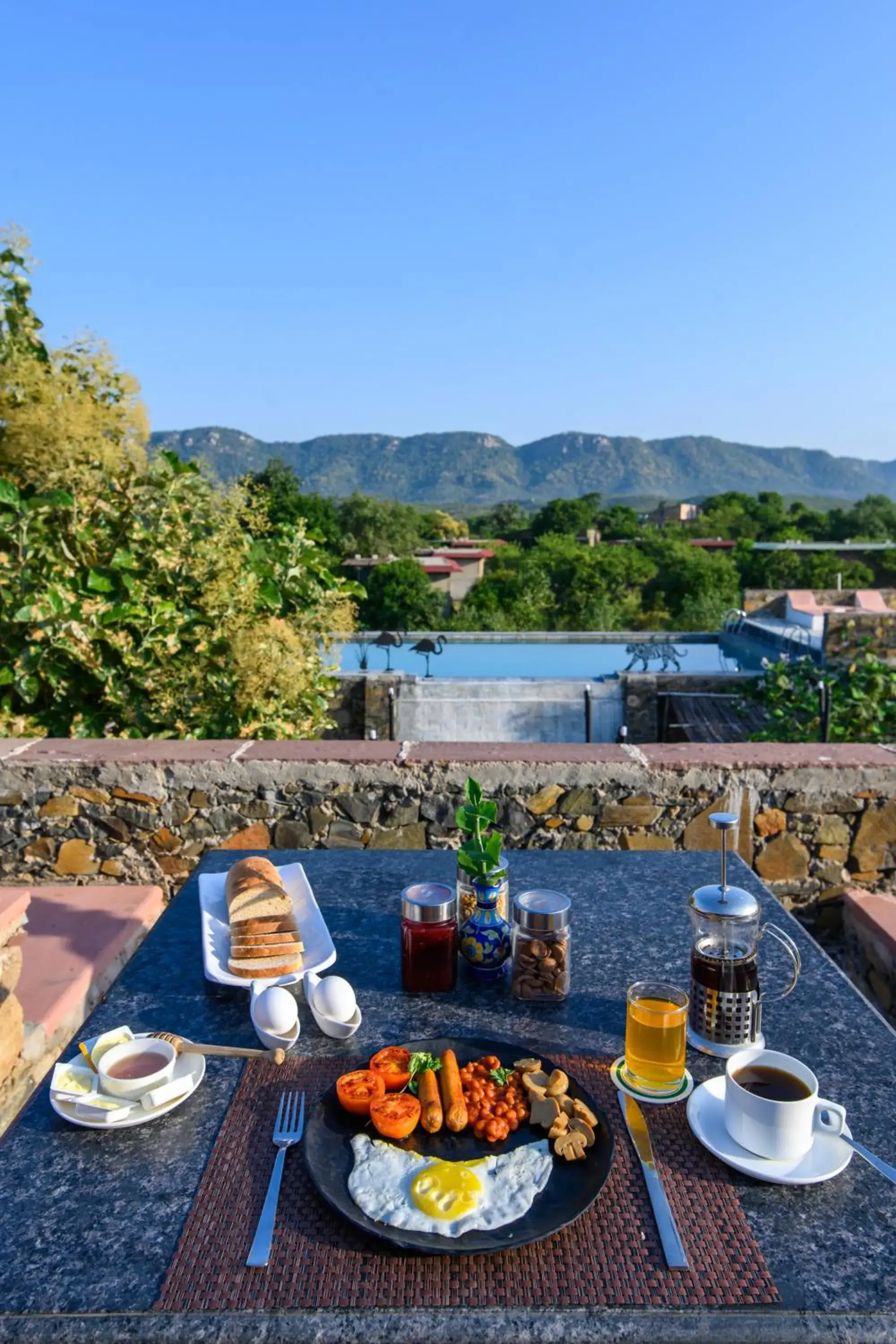 Breakfast in Utsav Camp Sariska Breakfast in Utsav Camp Sariska