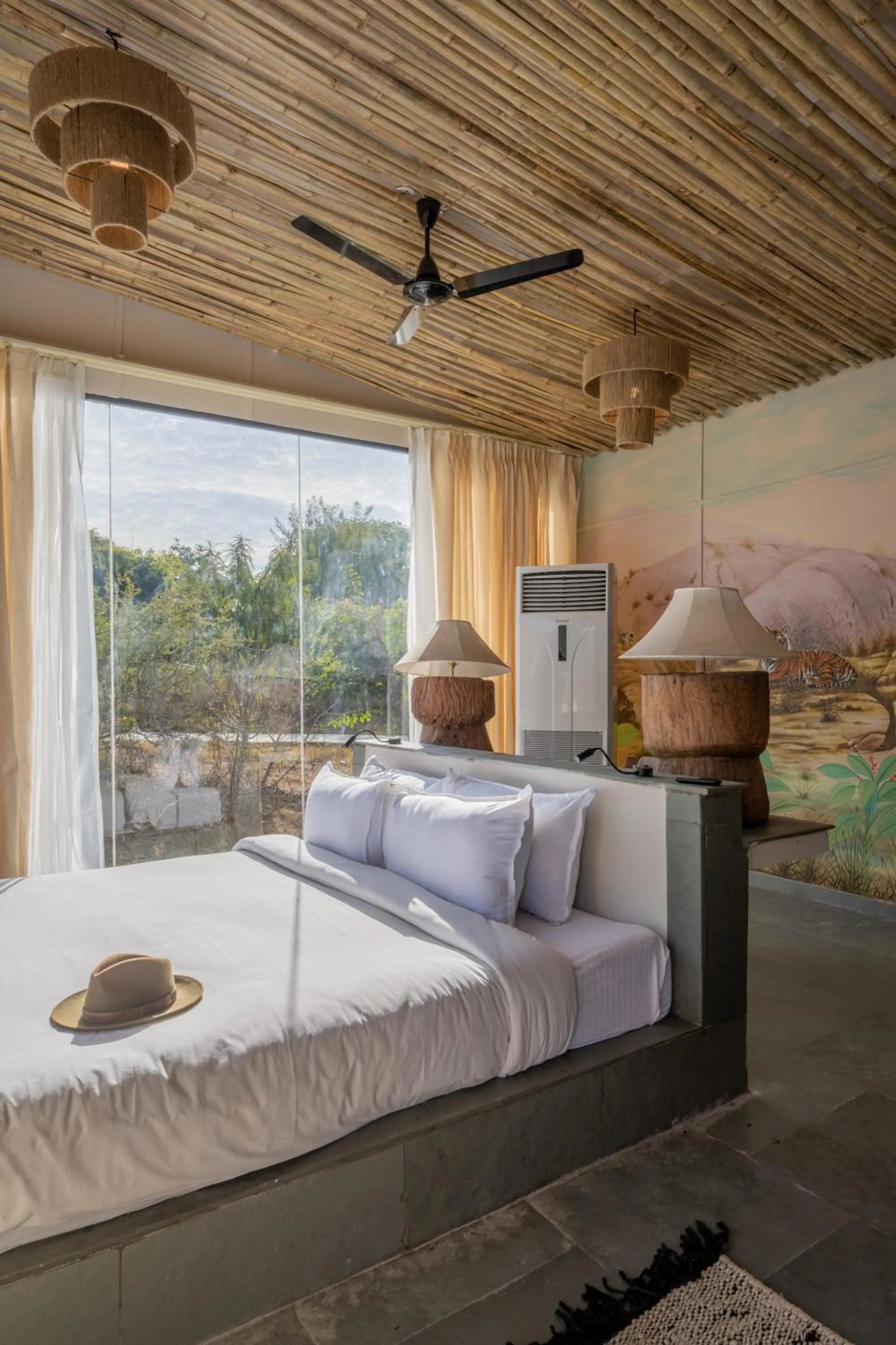 Bed in Utsav Camp Sariska