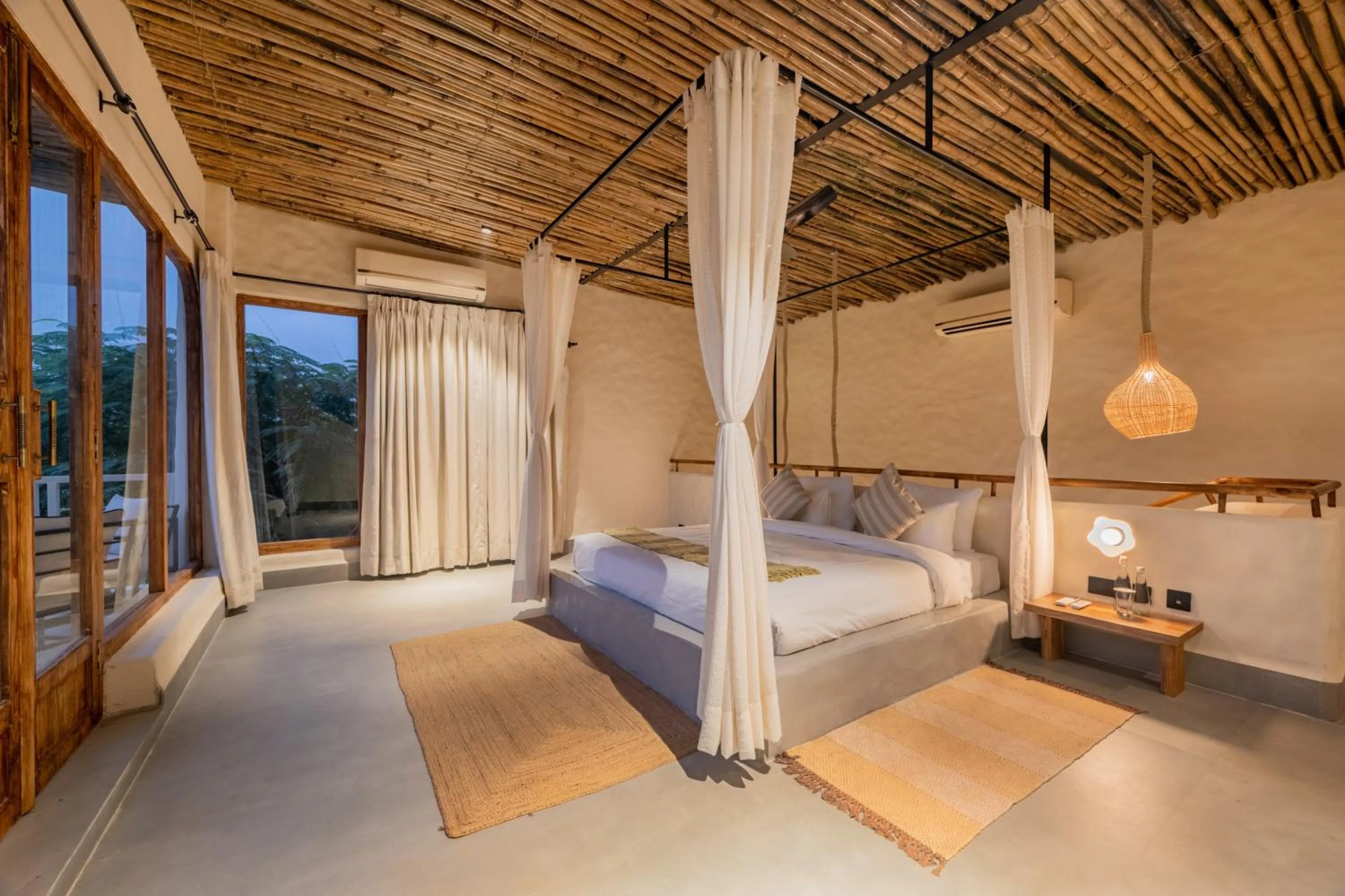 Bed in Utsav Camp Sariska