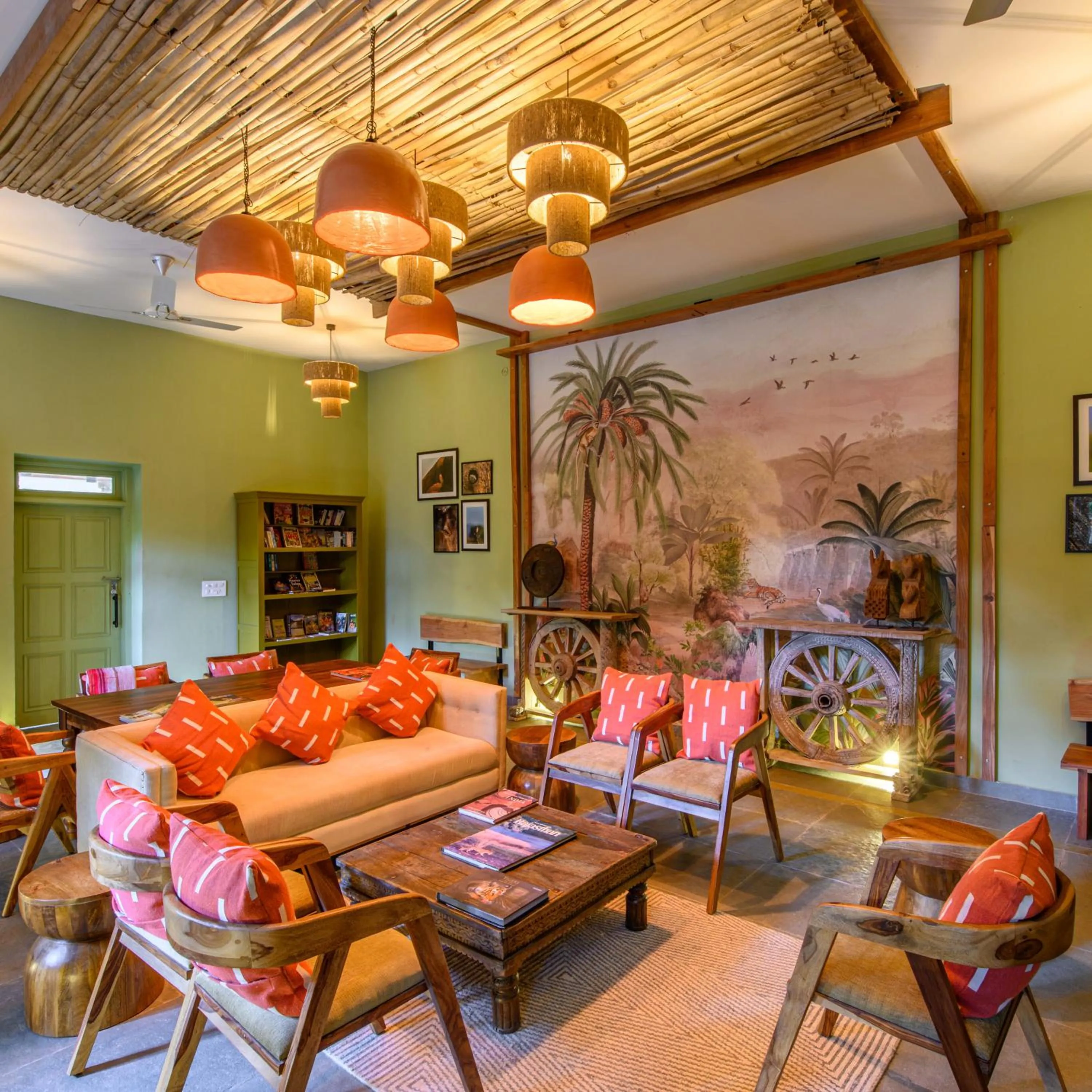 Library in Utsav Camp Sariska