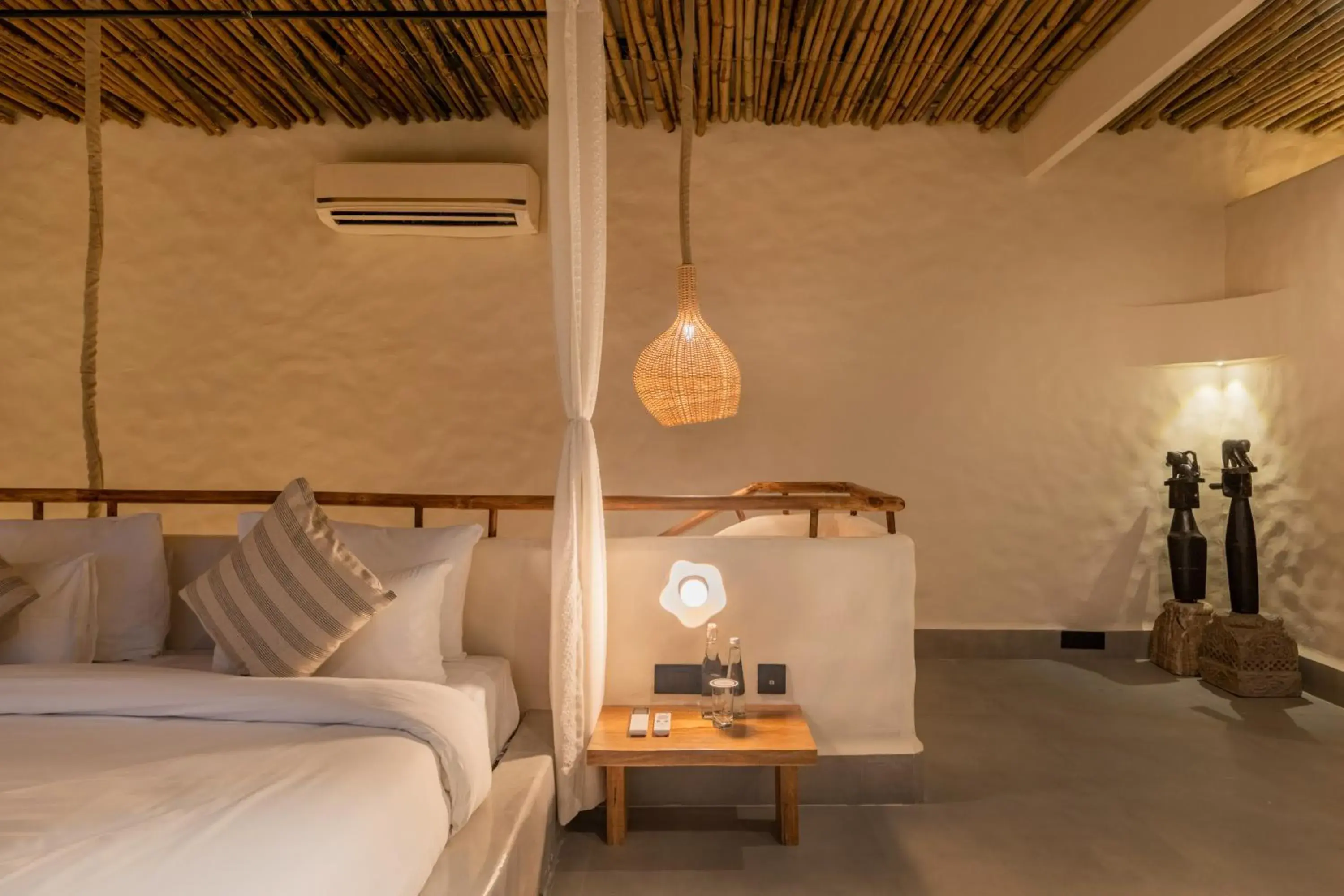 Bed in Utsav Camp Sariska Bed in Utsav Camp Sariska