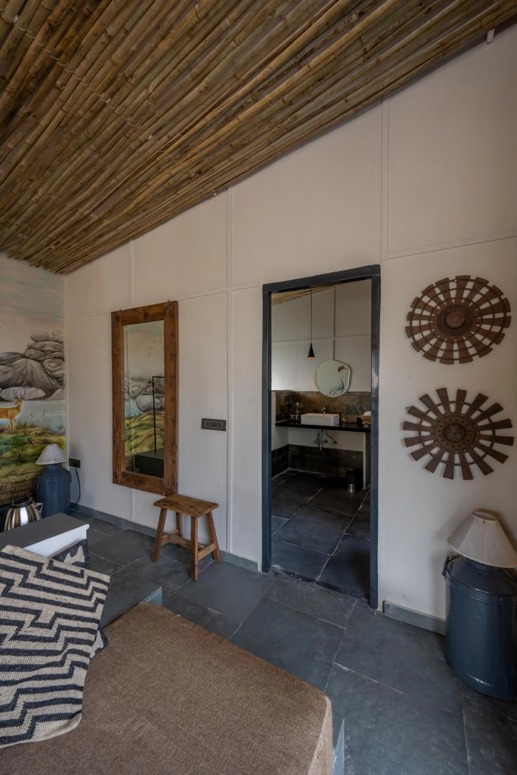 Bed in Utsav Camp Sariska